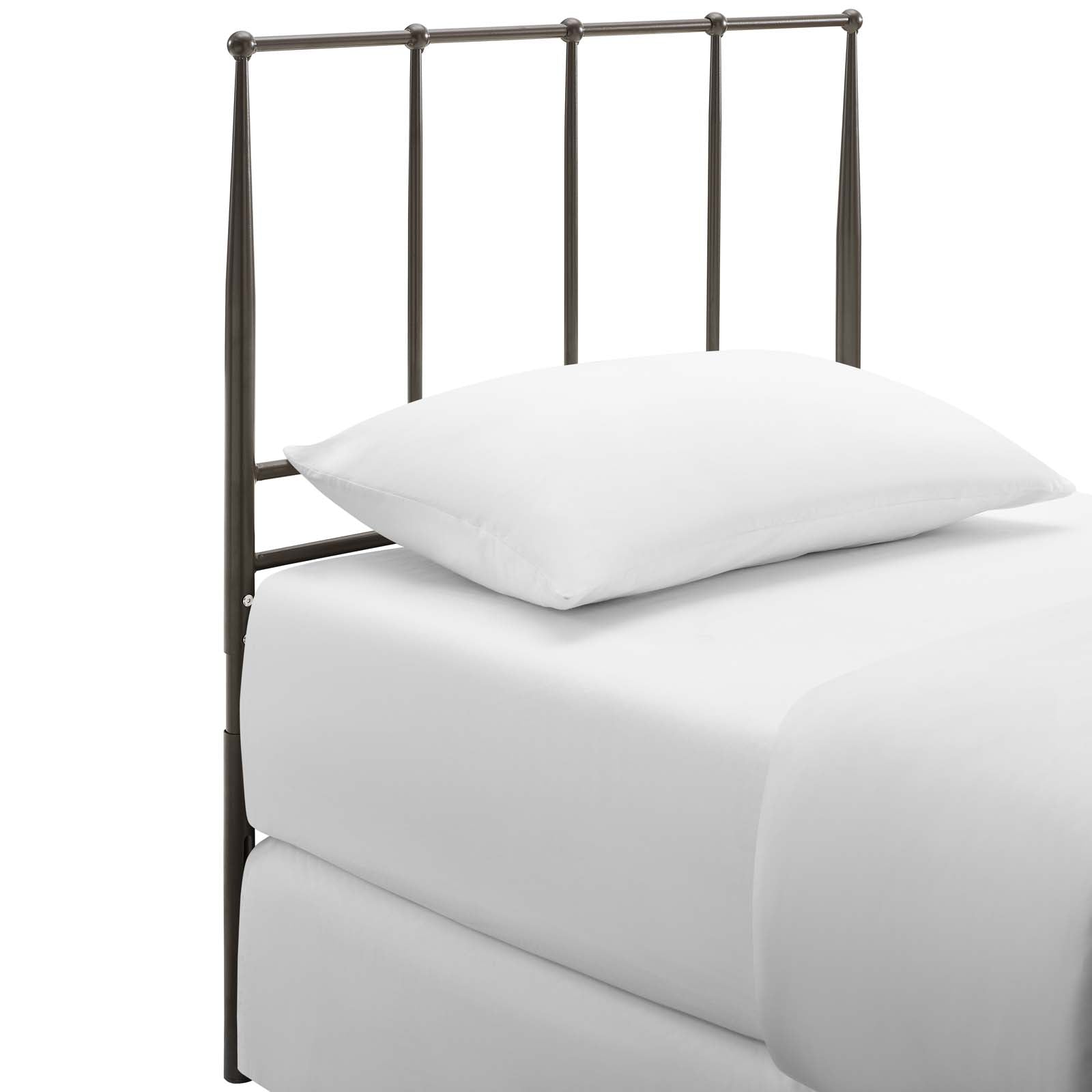 Kiana Twin Metal Stainless Steel Headboard