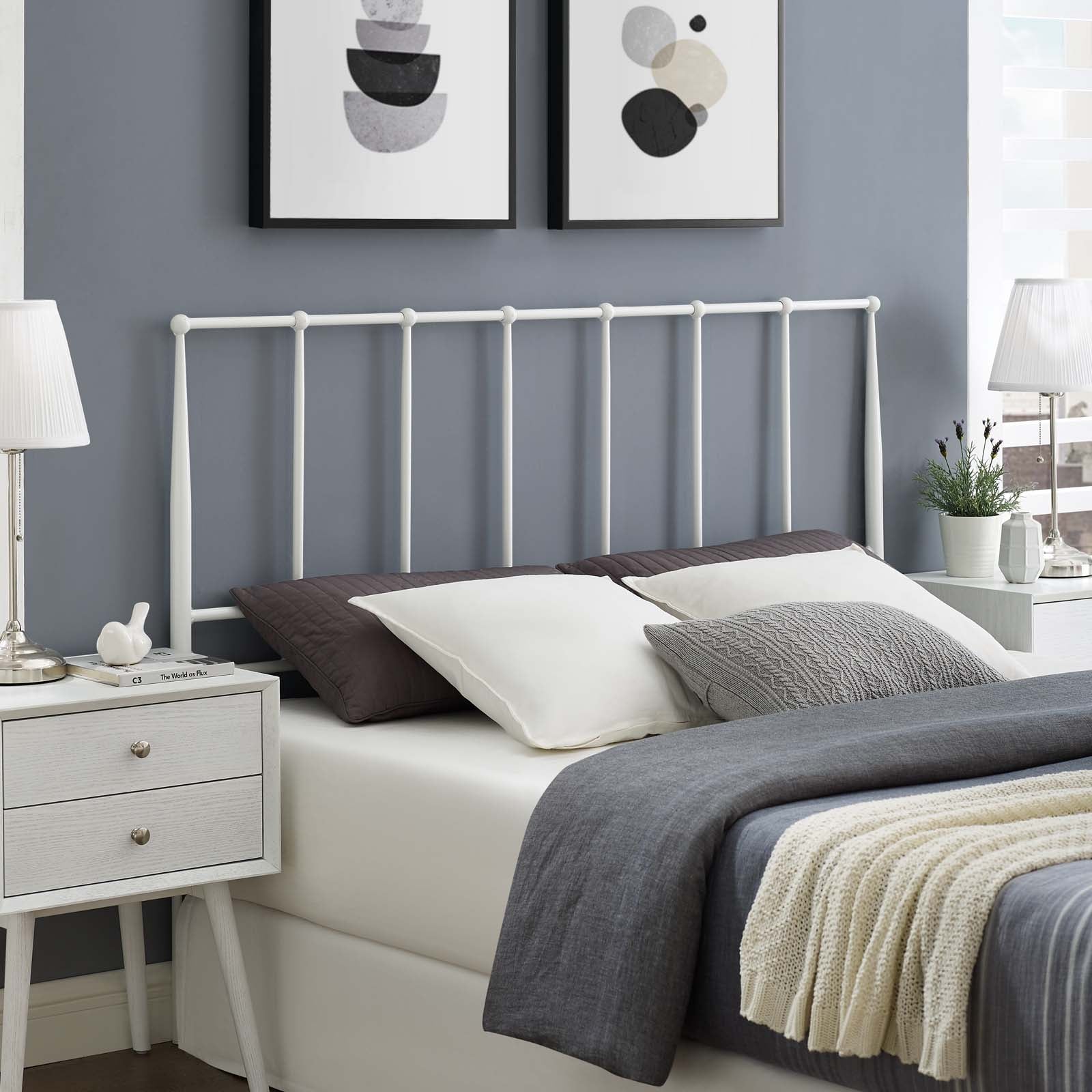 Kiana Queen Metal Stainless Steel Headboard