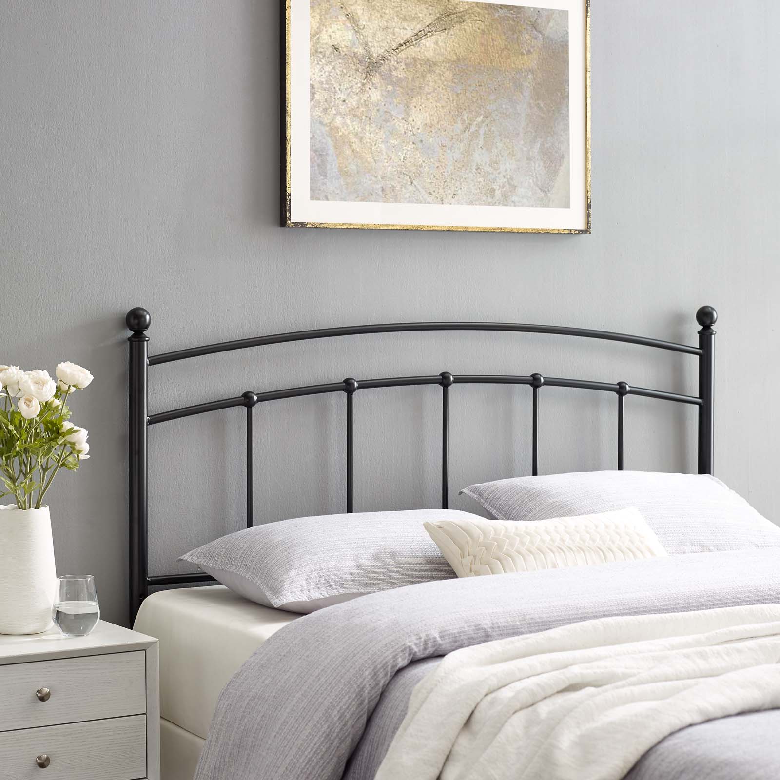 Abigail Metal Headboard - East Shore Modern Home Furnishings