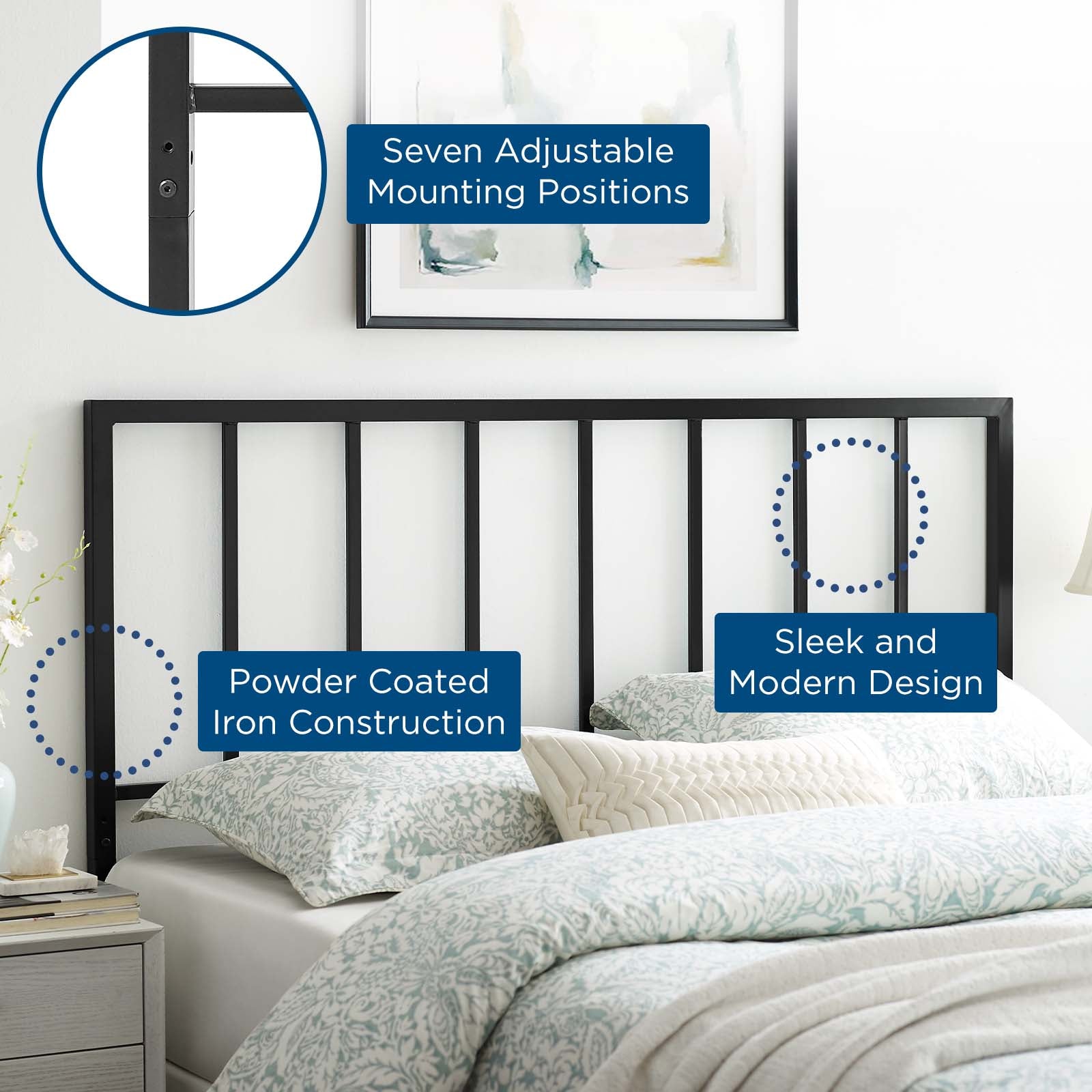 Tatum Metal Headboard