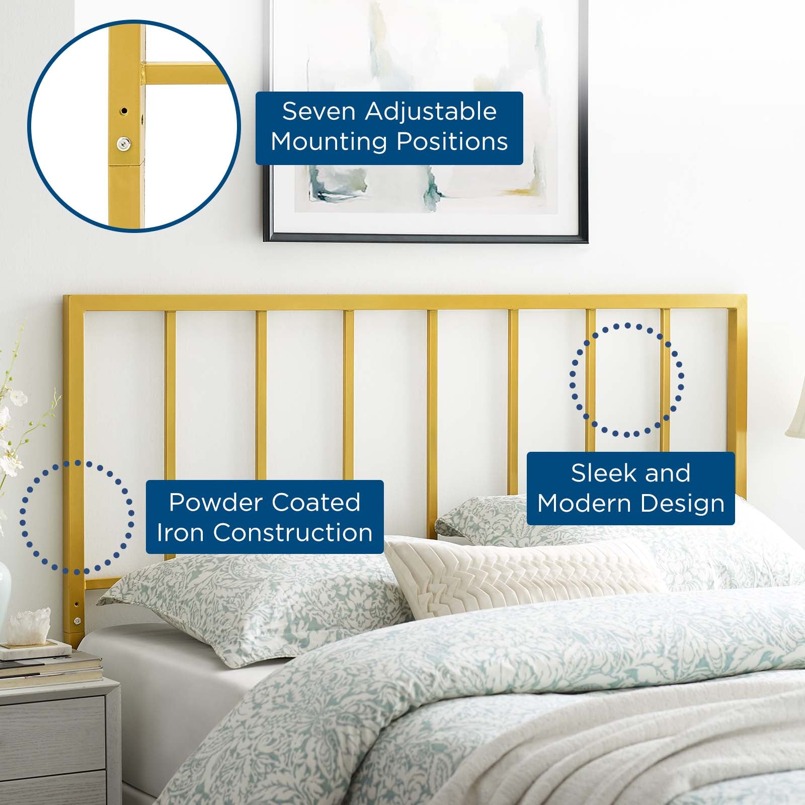 Tatum Metal Headboard