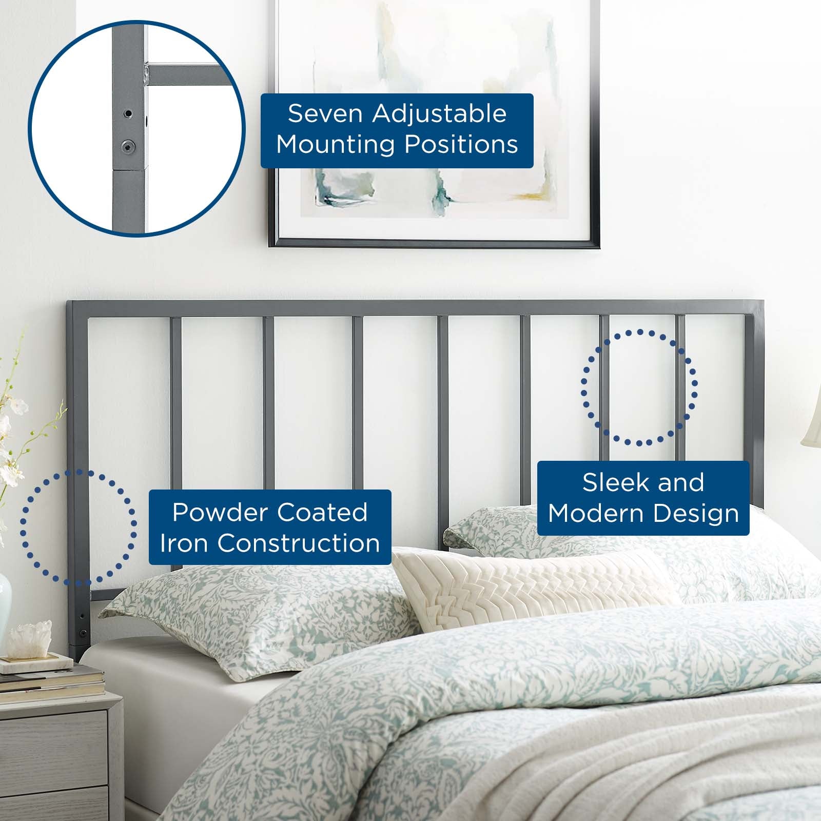 Tatum Metal Headboard
