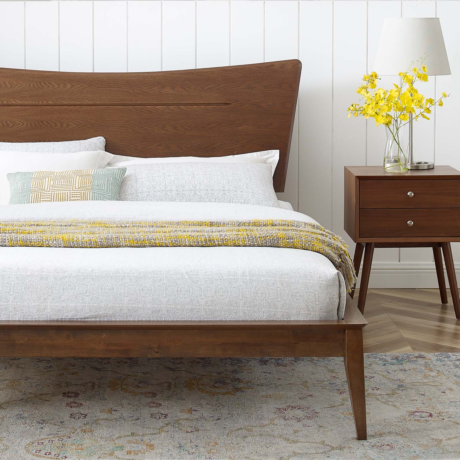 Astra Wood Platform Bed - East Shore Modern Home Furnishings