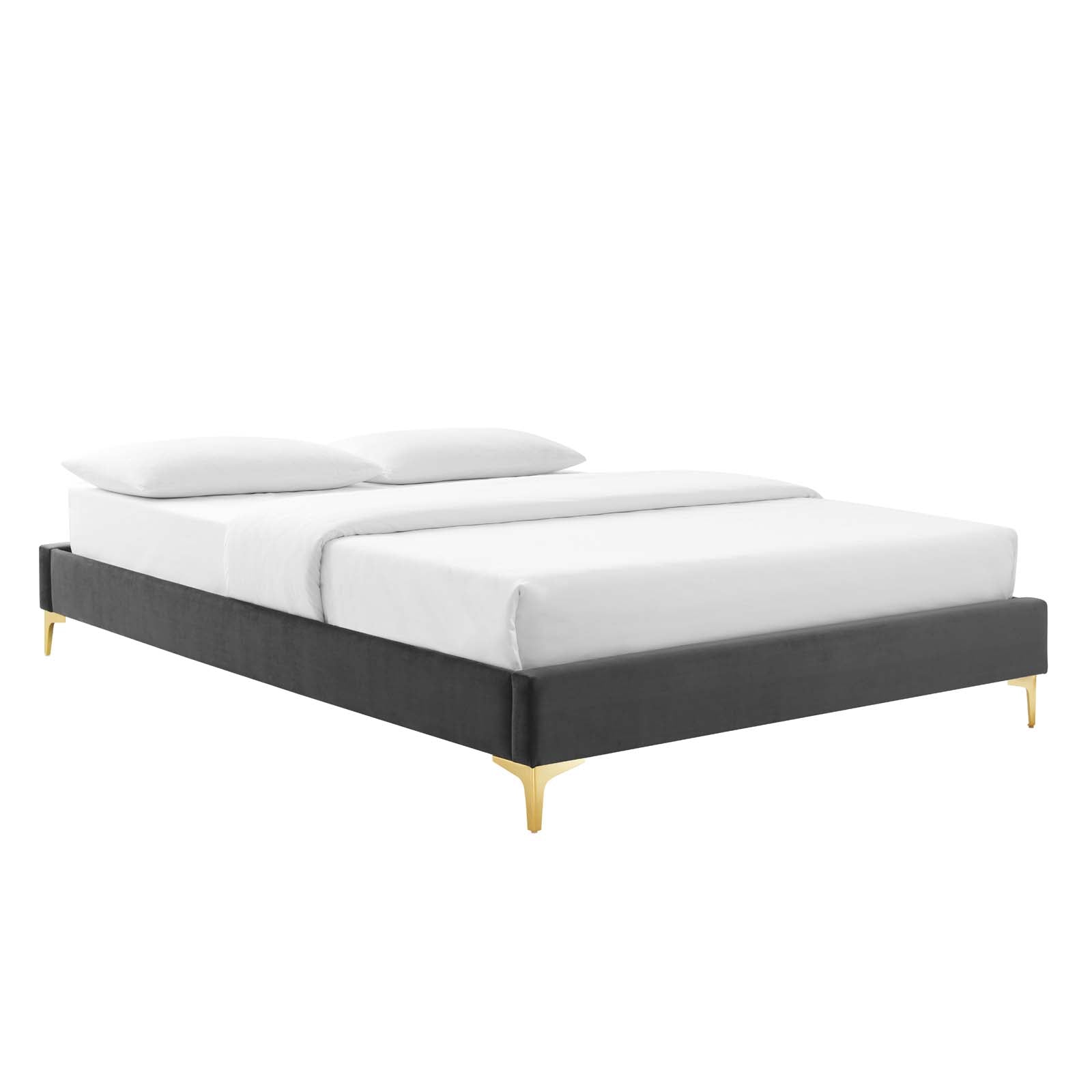 Sutton Performance Velvet Bed Frame - East Shore Modern Home Furnishings