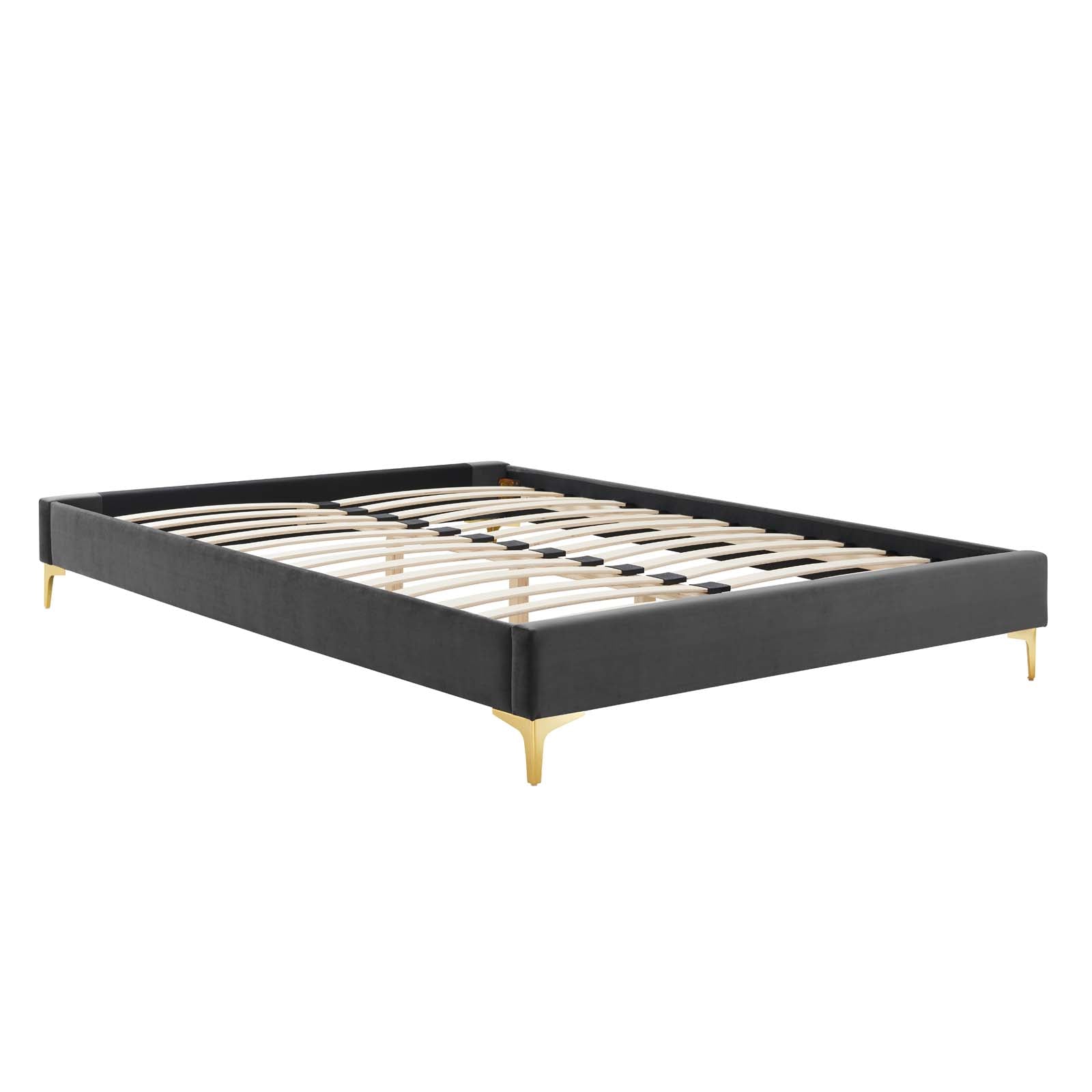 Sutton Performance Velvet Bed Frame - East Shore Modern Home Furnishings