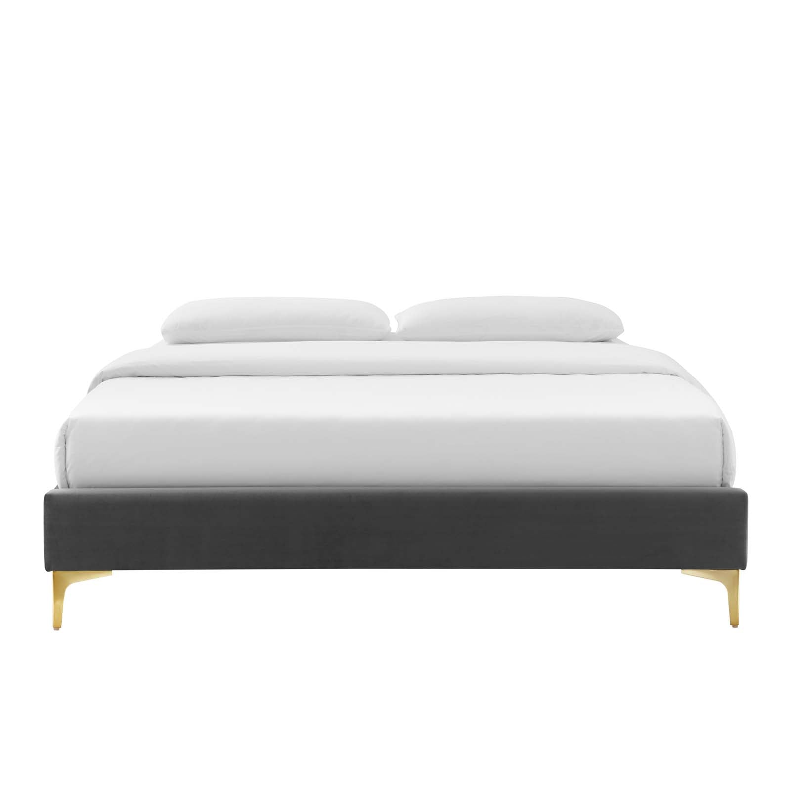 Sutton Performance Velvet Bed Frame - East Shore Modern Home Furnishings