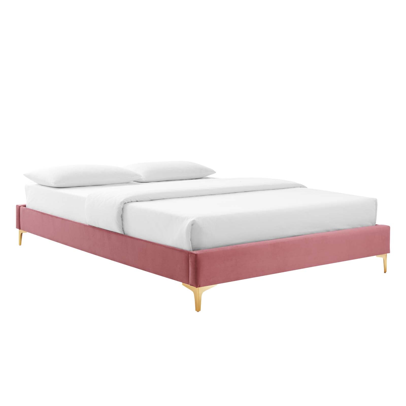 Sutton Performance Velvet Bed Frame - East Shore Modern Home Furnishings