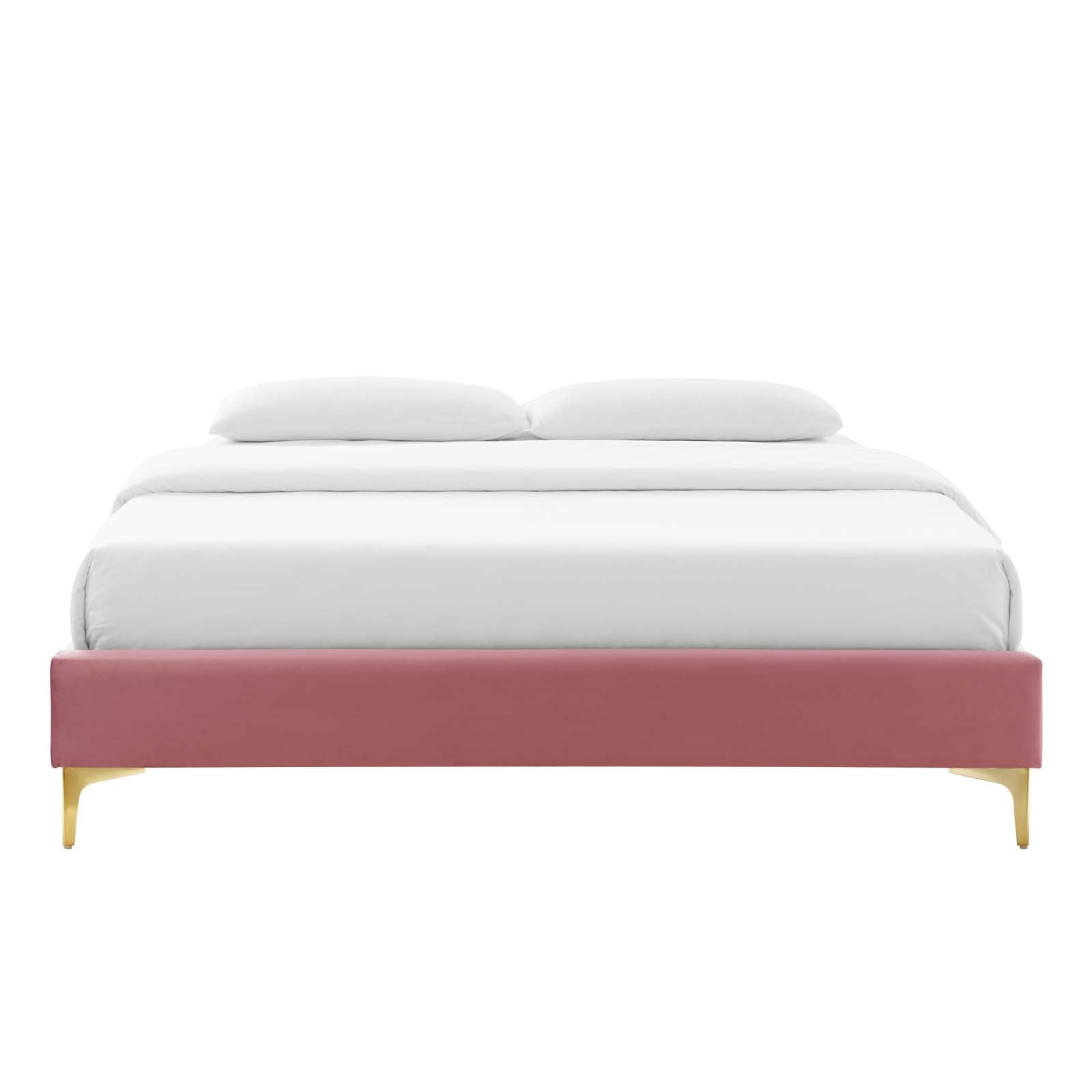 Sutton Performance Velvet Bed Frame - East Shore Modern Home Furnishings