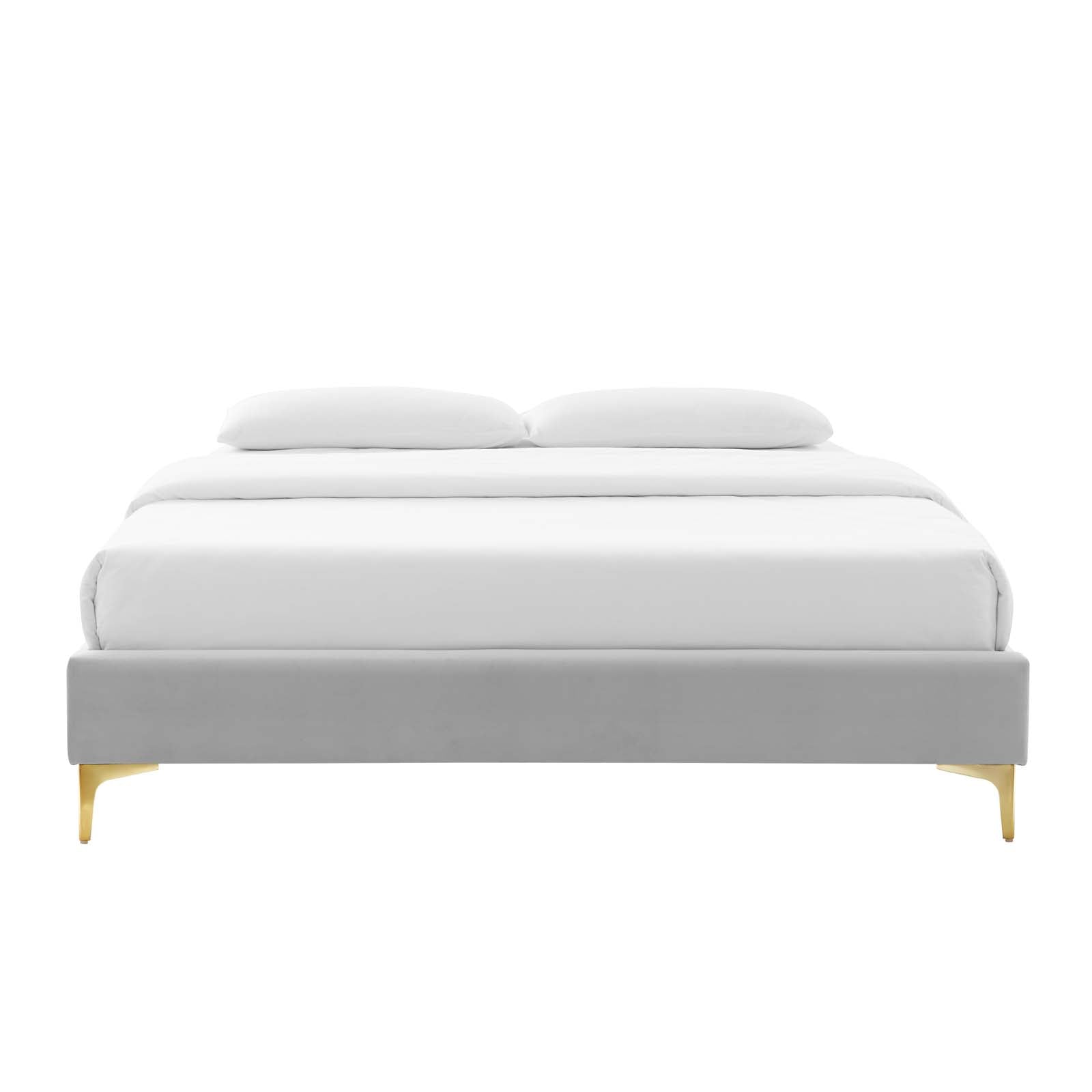 Sutton Performance Velvet Bed Frame - East Shore Modern Home Furnishings