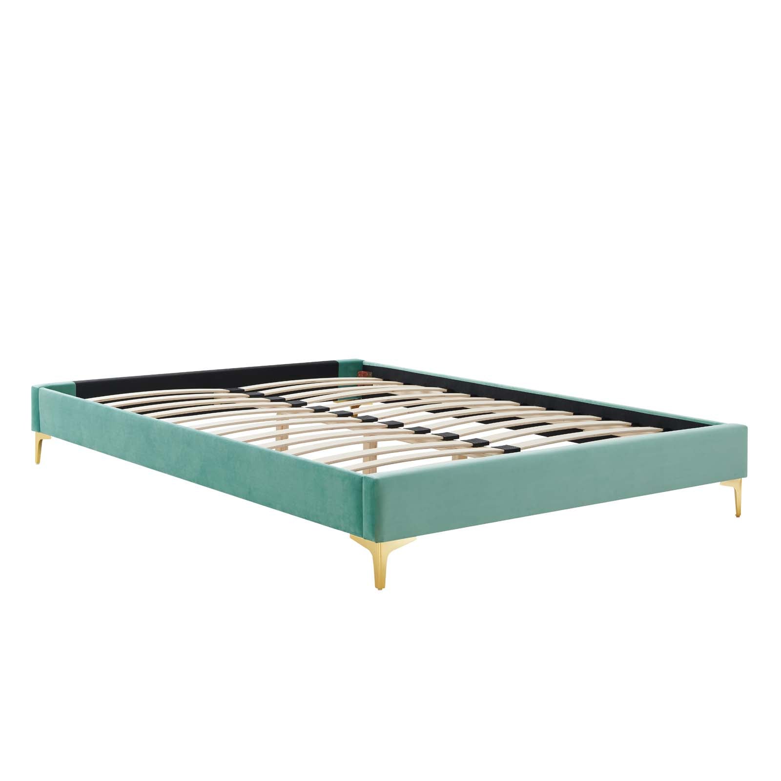 Sutton Performance Velvet Bed Frame - East Shore Modern Home Furnishings