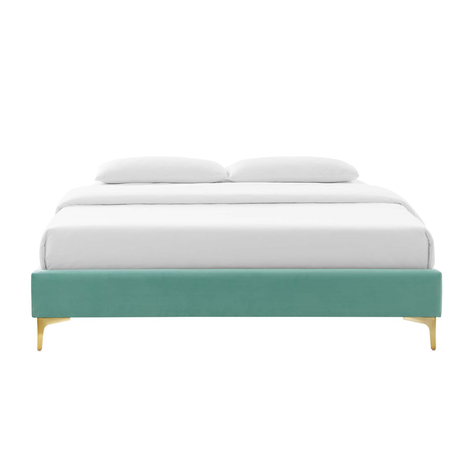 Sutton Performance Velvet Bed Frame - East Shore Modern Home Furnishings