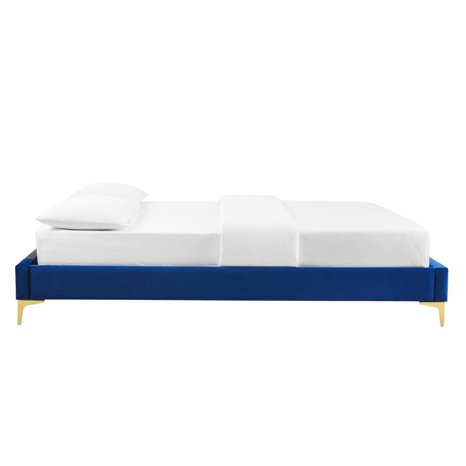 Sutton Performance Velvet Bed Frame - East Shore Modern Home Furnishings