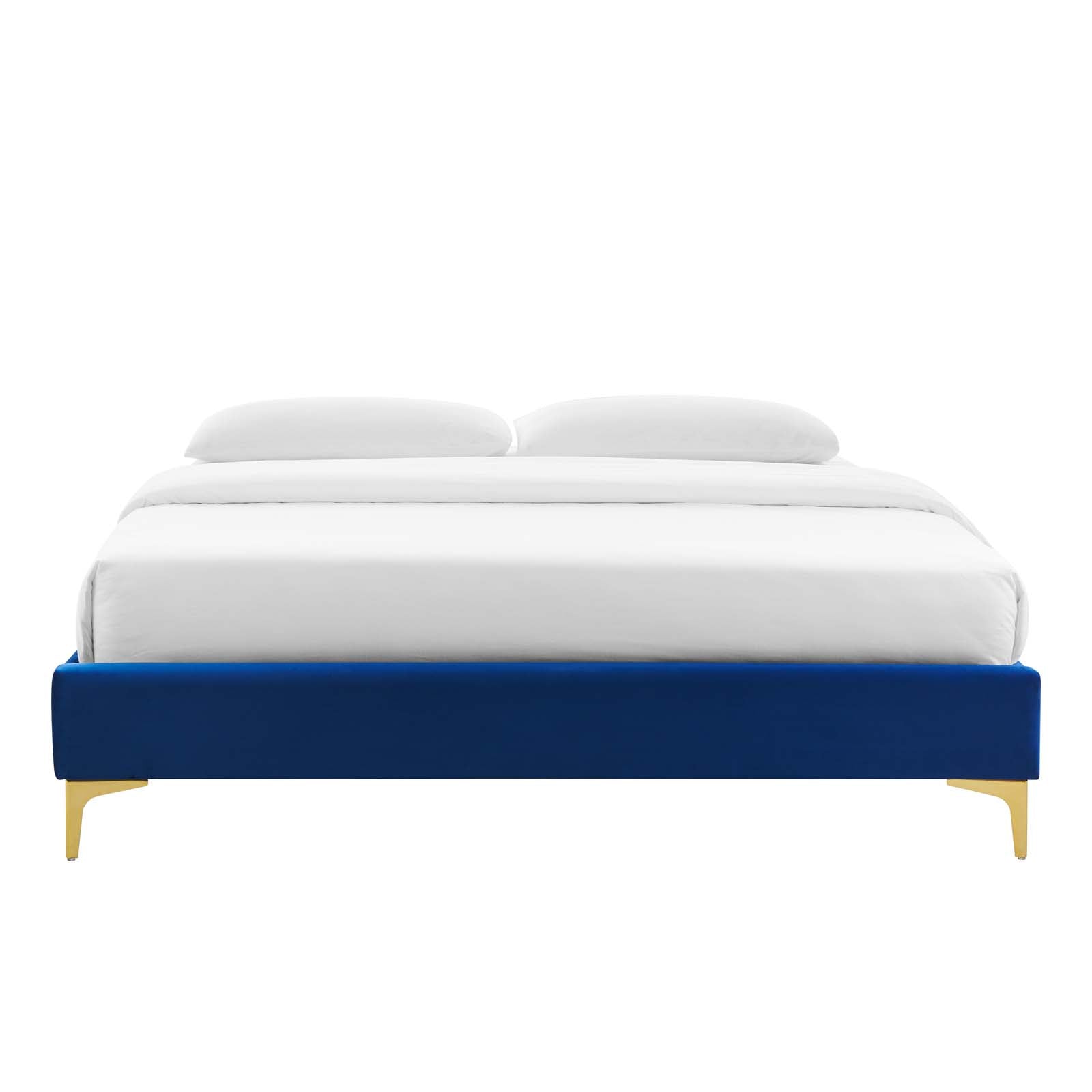 Sutton Performance Velvet Bed Frame - East Shore Modern Home Furnishings