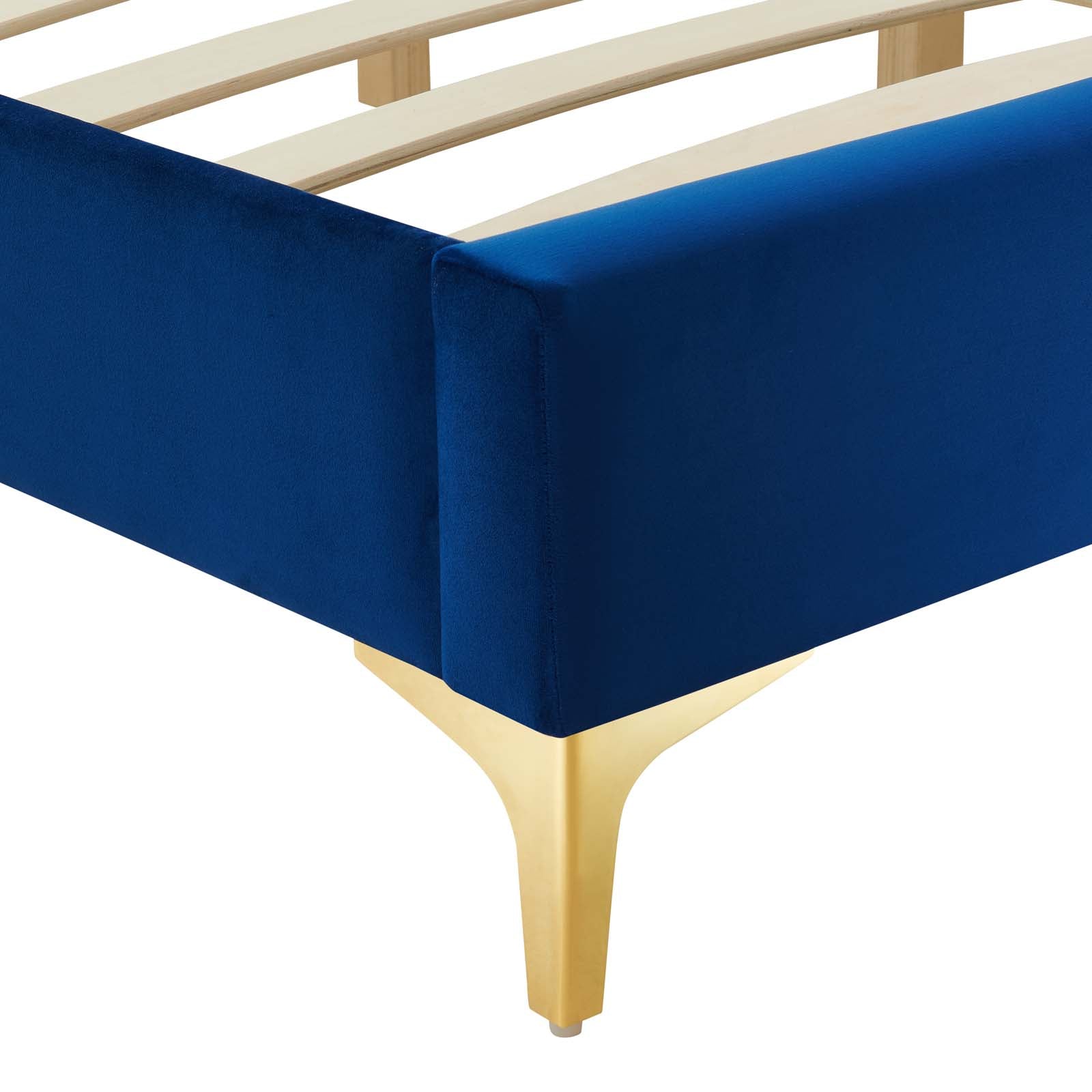 Sutton Performance Velvet Bed Frame - East Shore Modern Home Furnishings