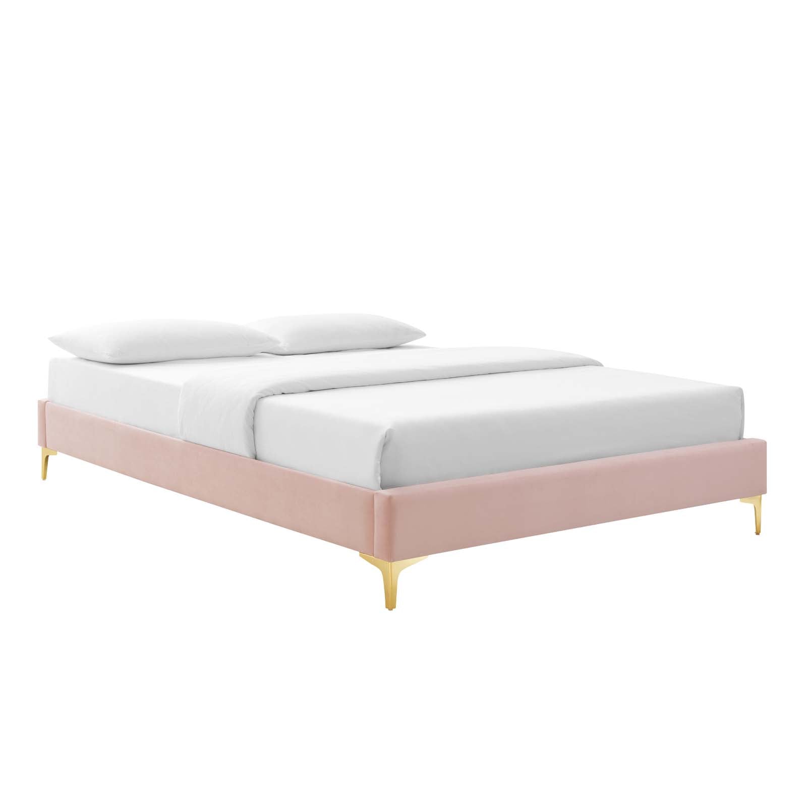 Sutton Performance Velvet Bed Frame - East Shore Modern Home Furnishings