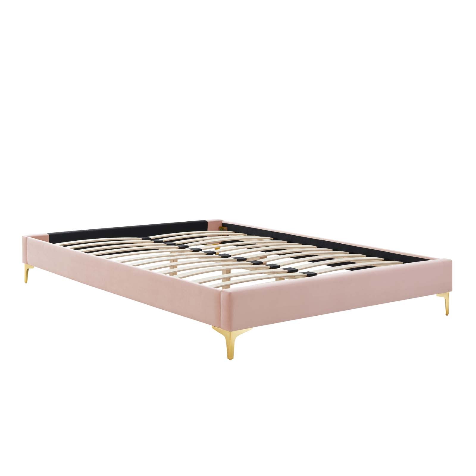 Sutton Performance Velvet Bed Frame - East Shore Modern Home Furnishings