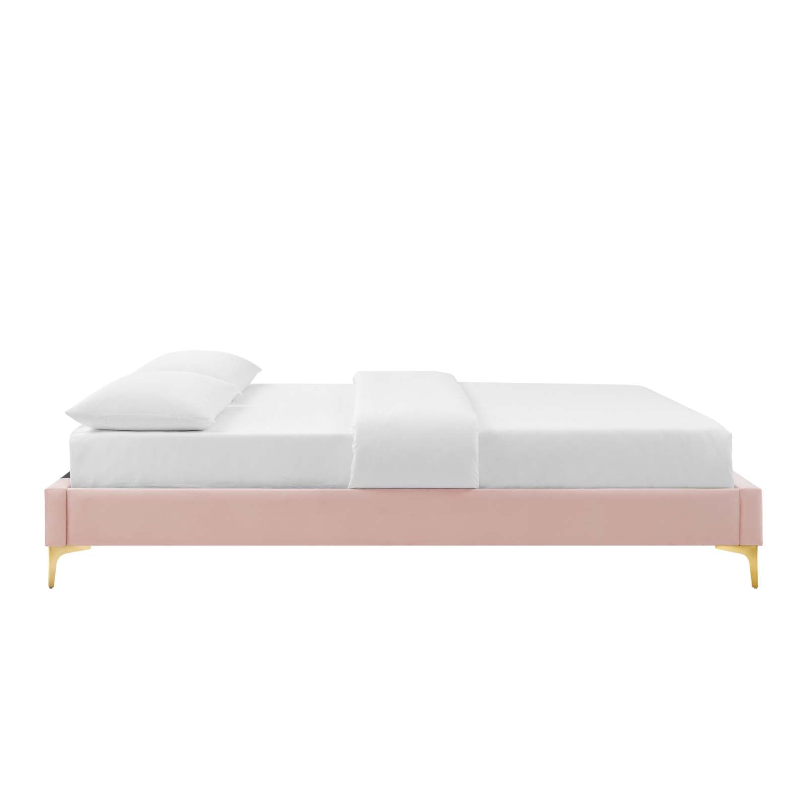 Sutton Performance Velvet Bed Frame - East Shore Modern Home Furnishings