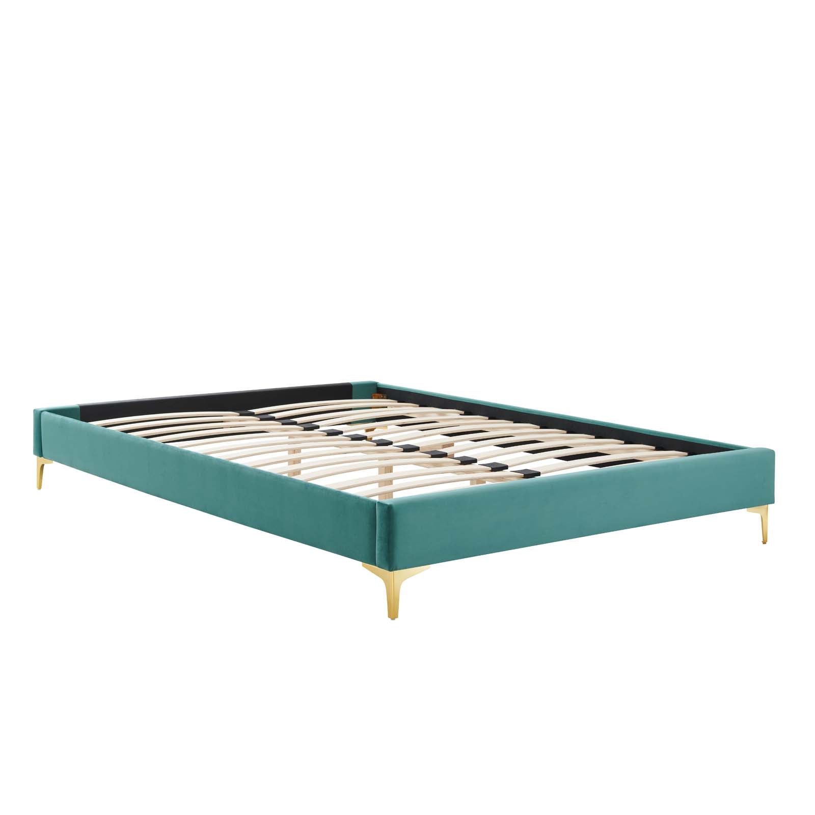 Sutton Performance Velvet Bed Frame - East Shore Modern Home Furnishings