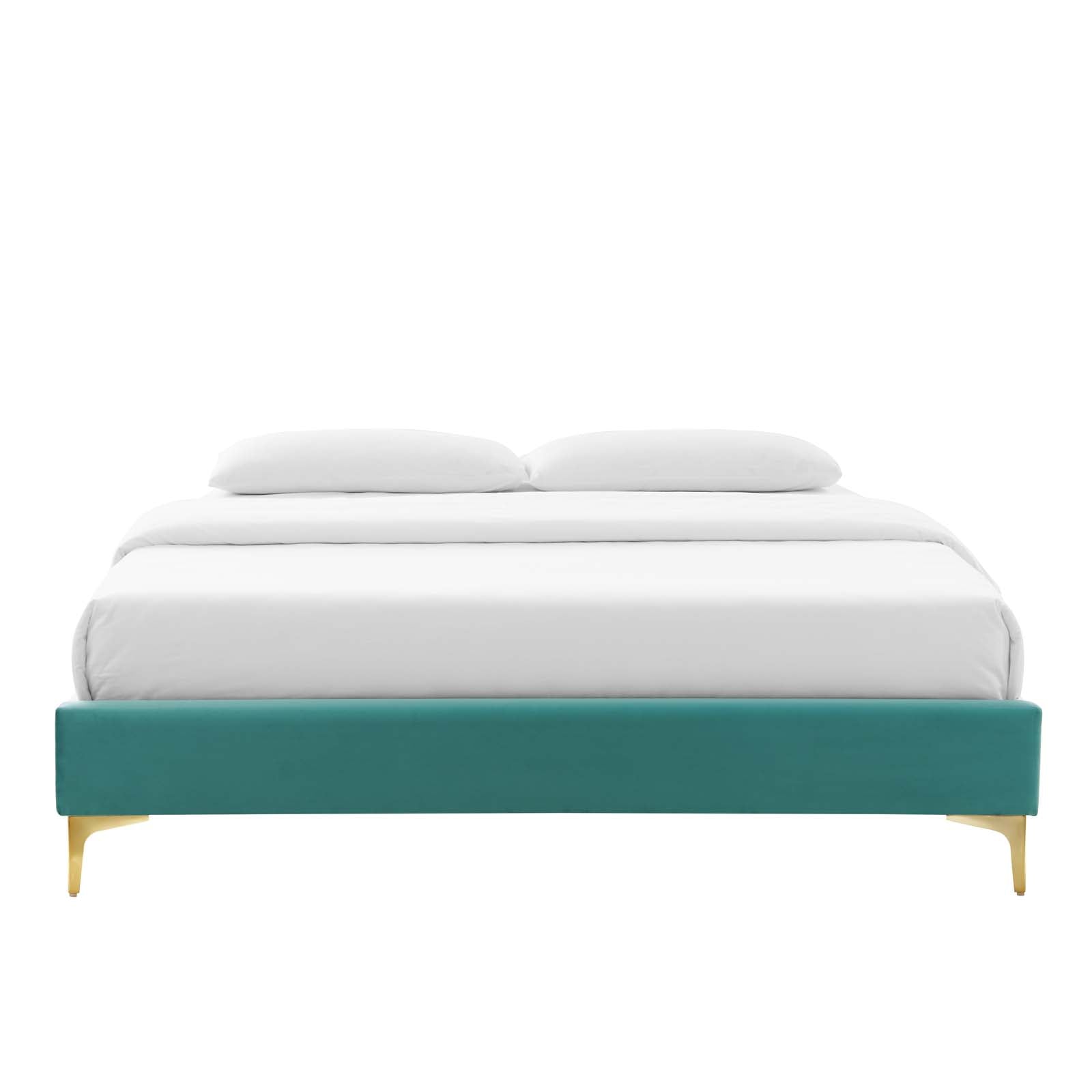 Sutton Performance Velvet Bed Frame - East Shore Modern Home Furnishings