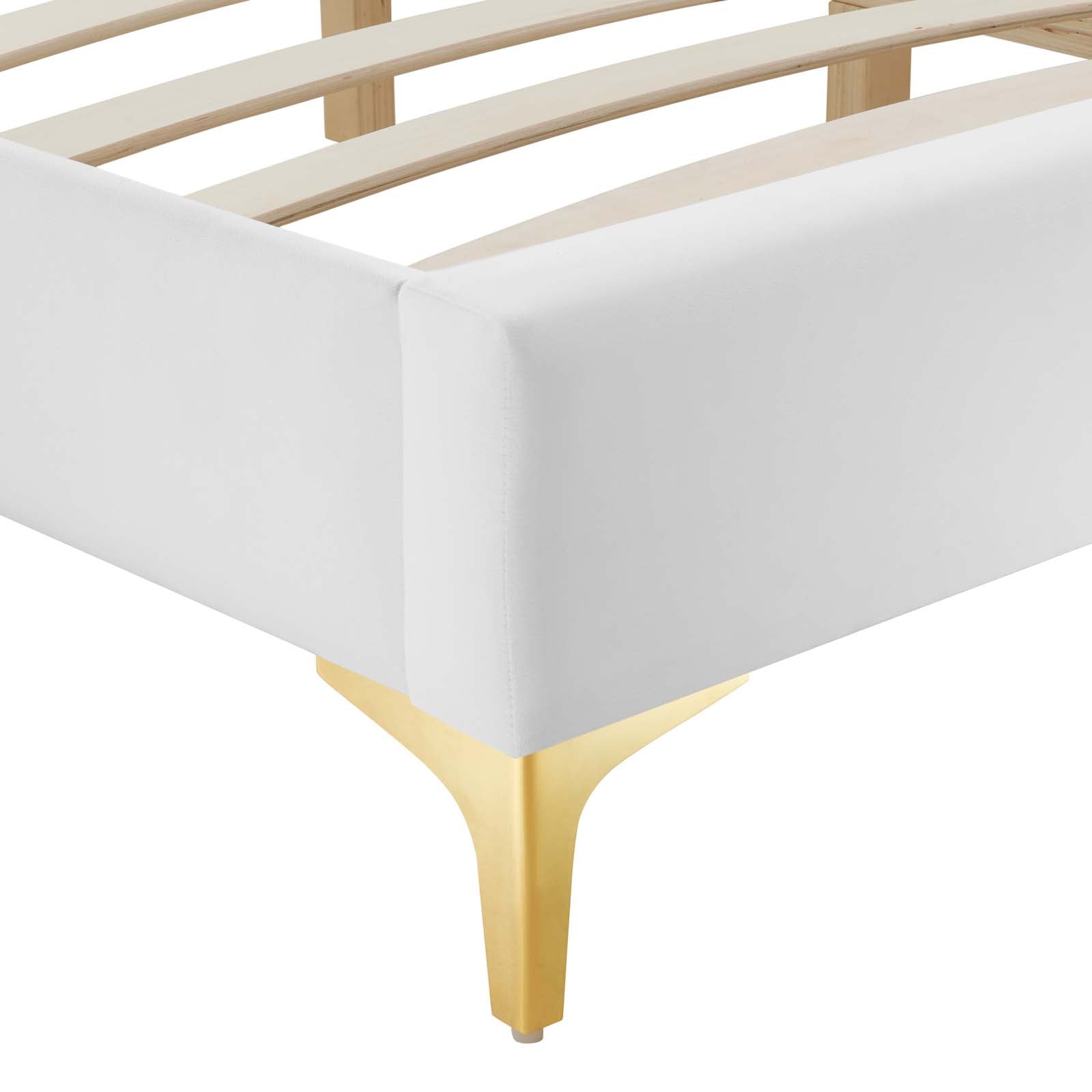 Sutton Performance Velvet Bed Frame - East Shore Modern Home Furnishings