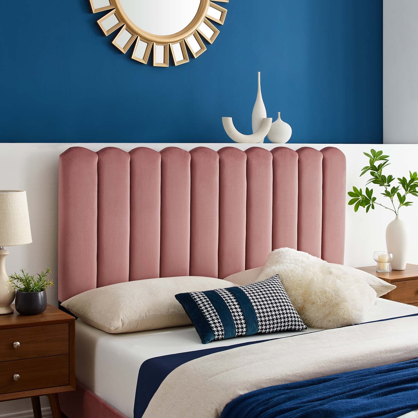 Delilah Performance Velvet Twin Headboard