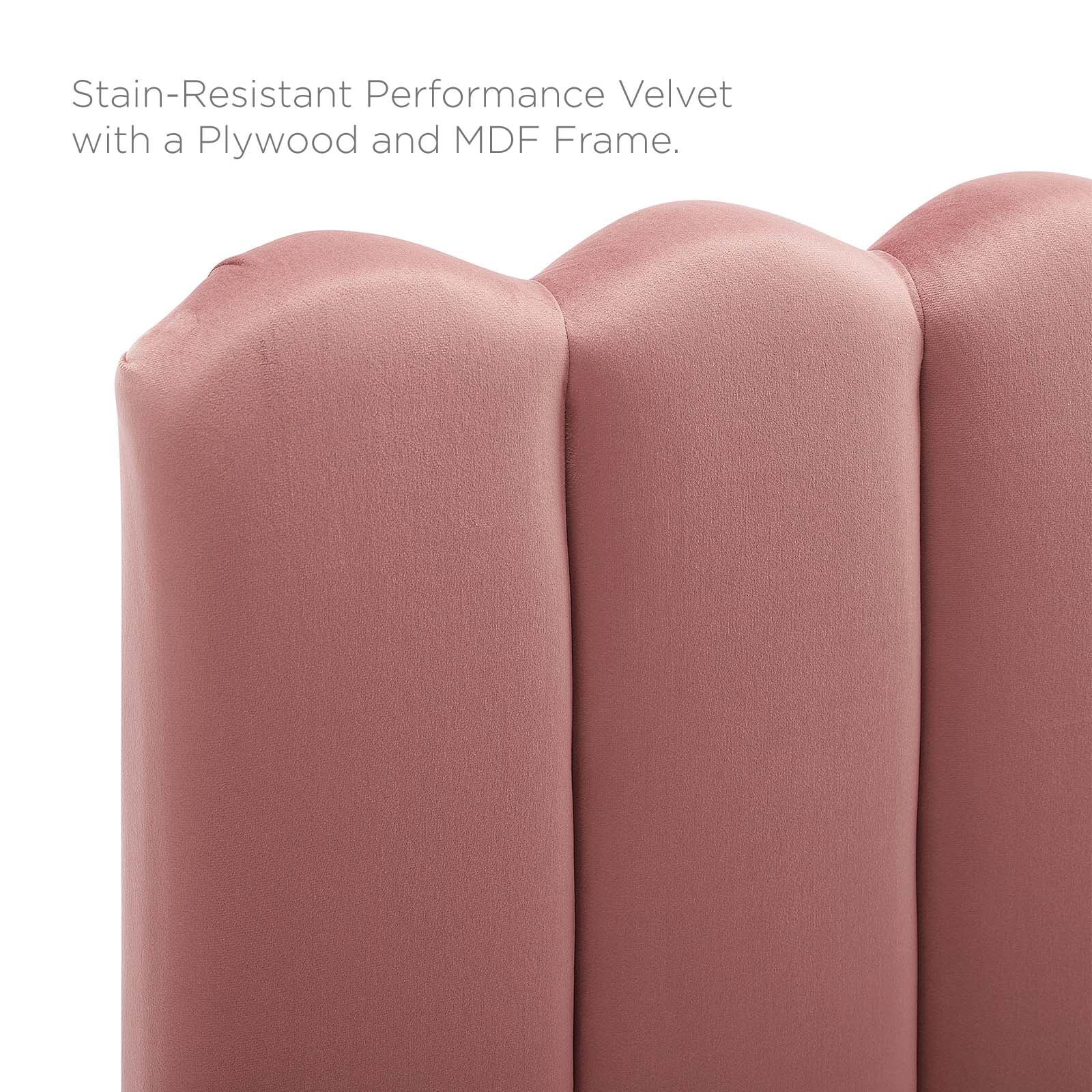 Delilah Performance Velvet Twin Headboard