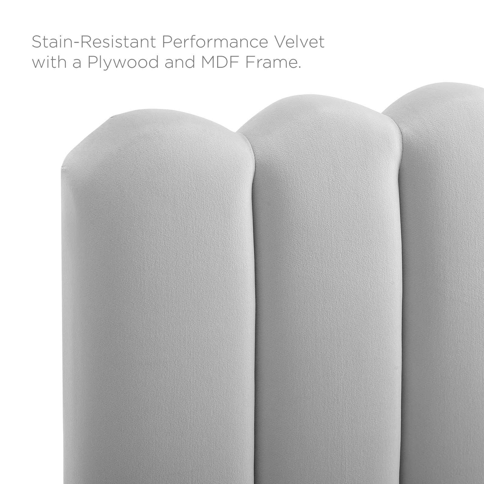 Delilah Performance Velvet Twin Headboard