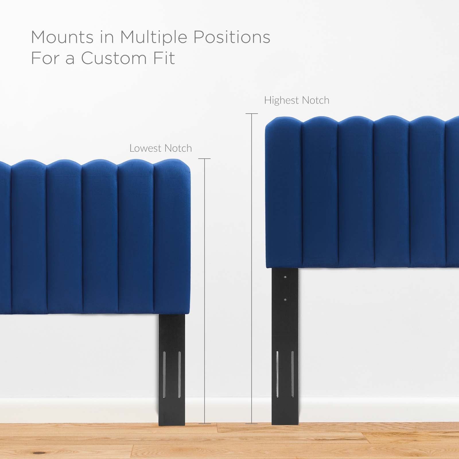 Delilah Performance Velvet Twin Headboard