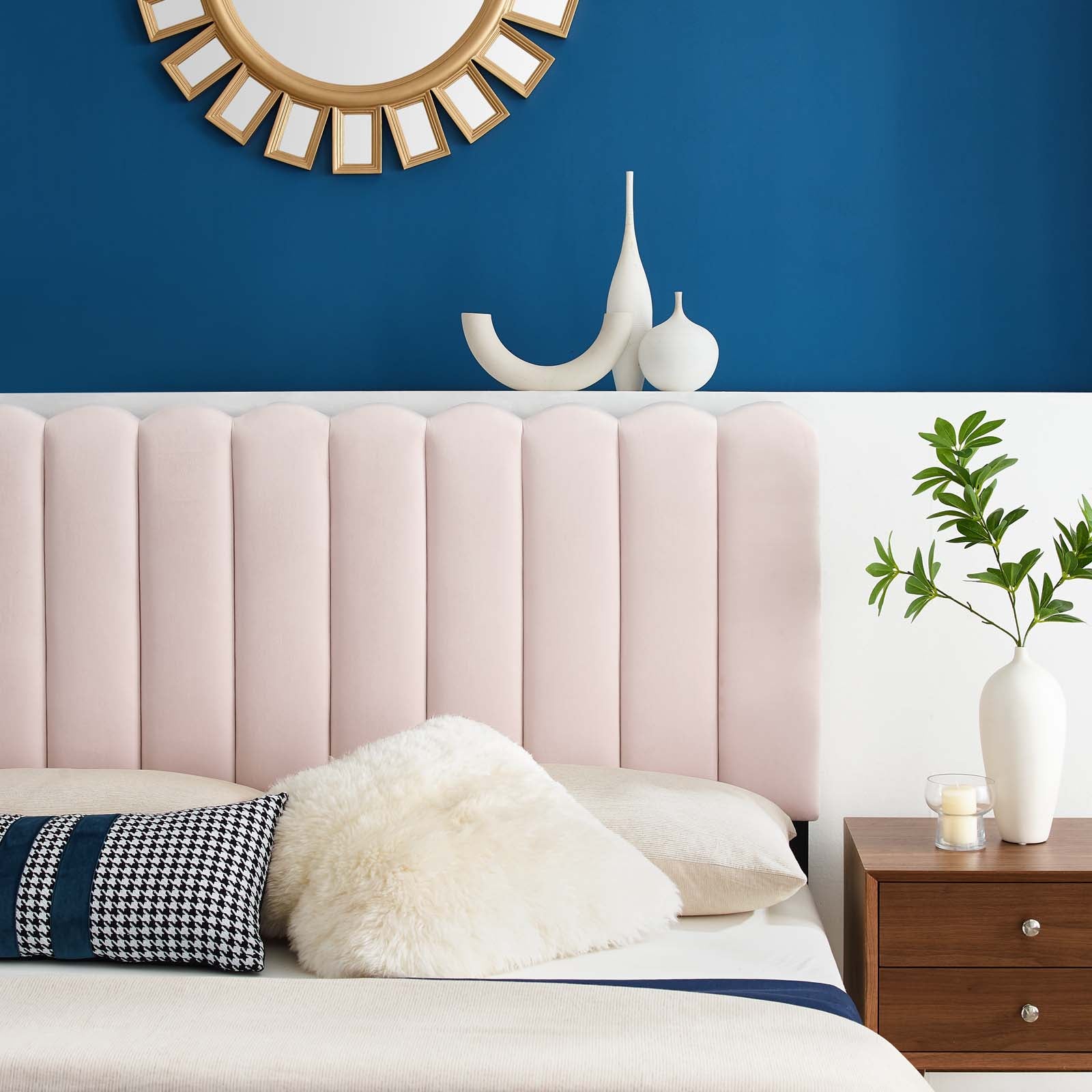 Delilah Performance Velvet Twin Headboard