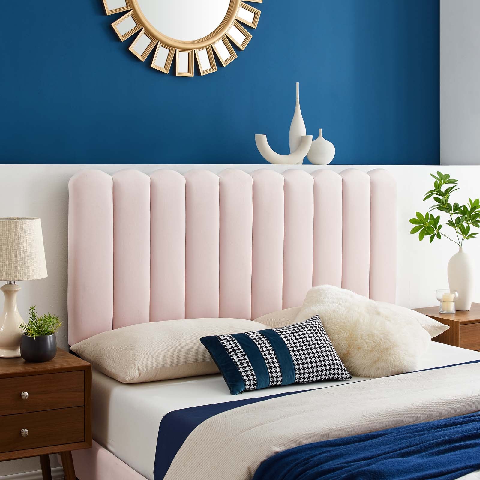 Delilah Performance Velvet Twin Headboard