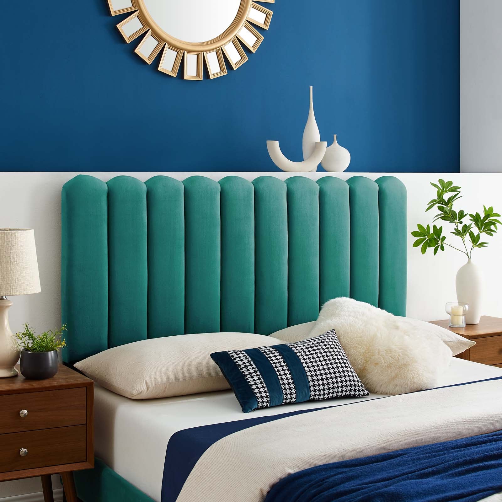 Delilah Performance Velvet Twin Headboard