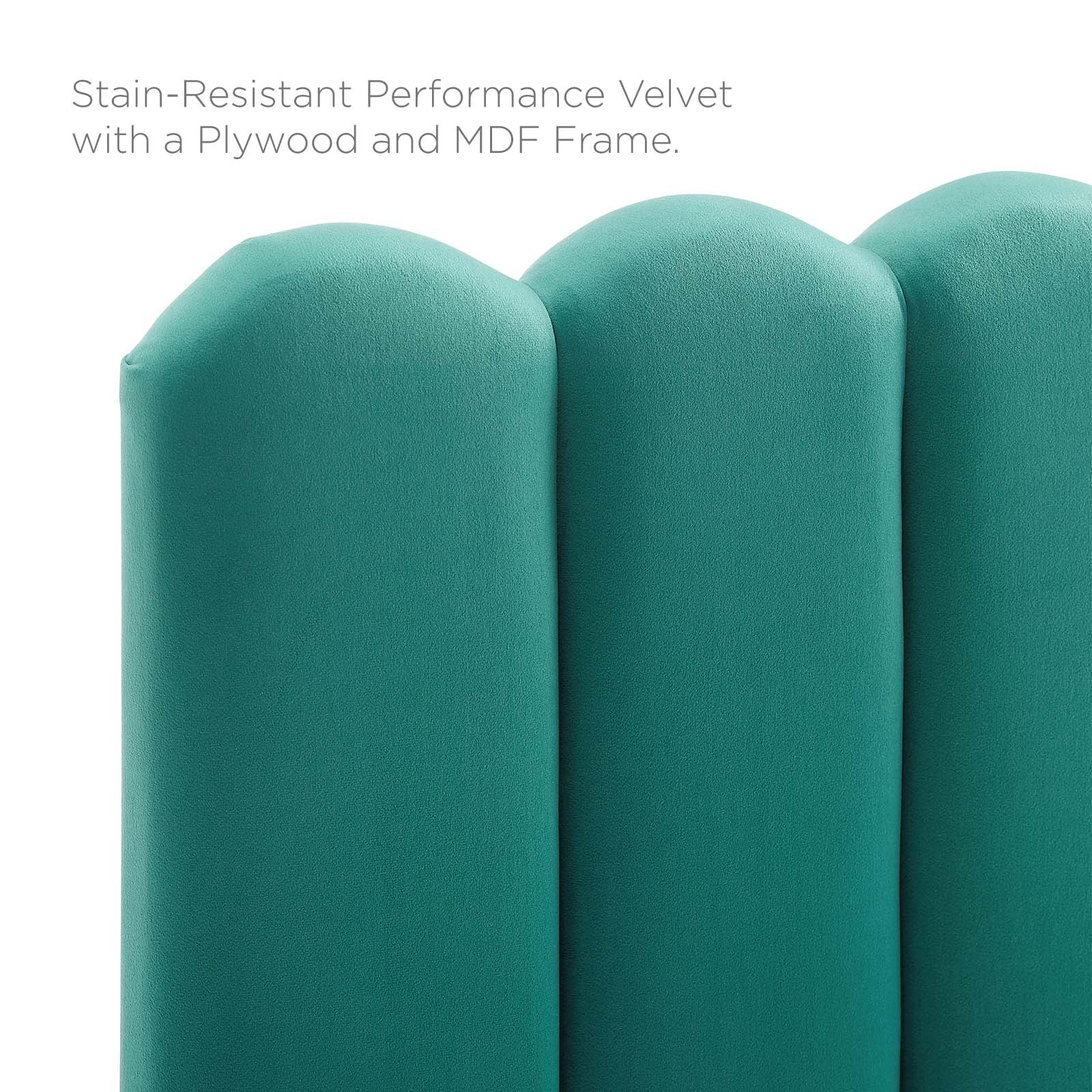 Delilah Performance Velvet Twin Headboard