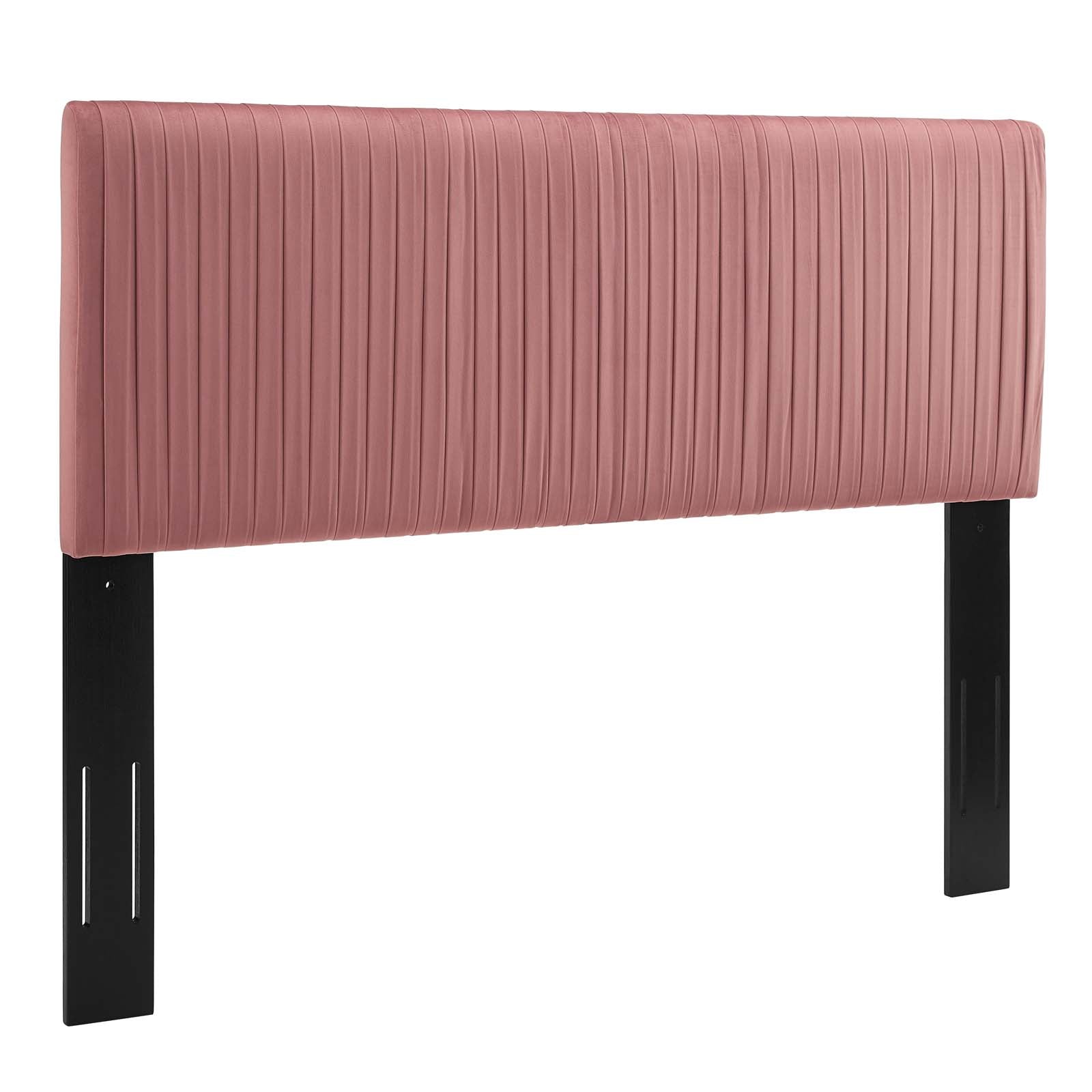 Eloise Channel Tufted Performance Velvet Headboard