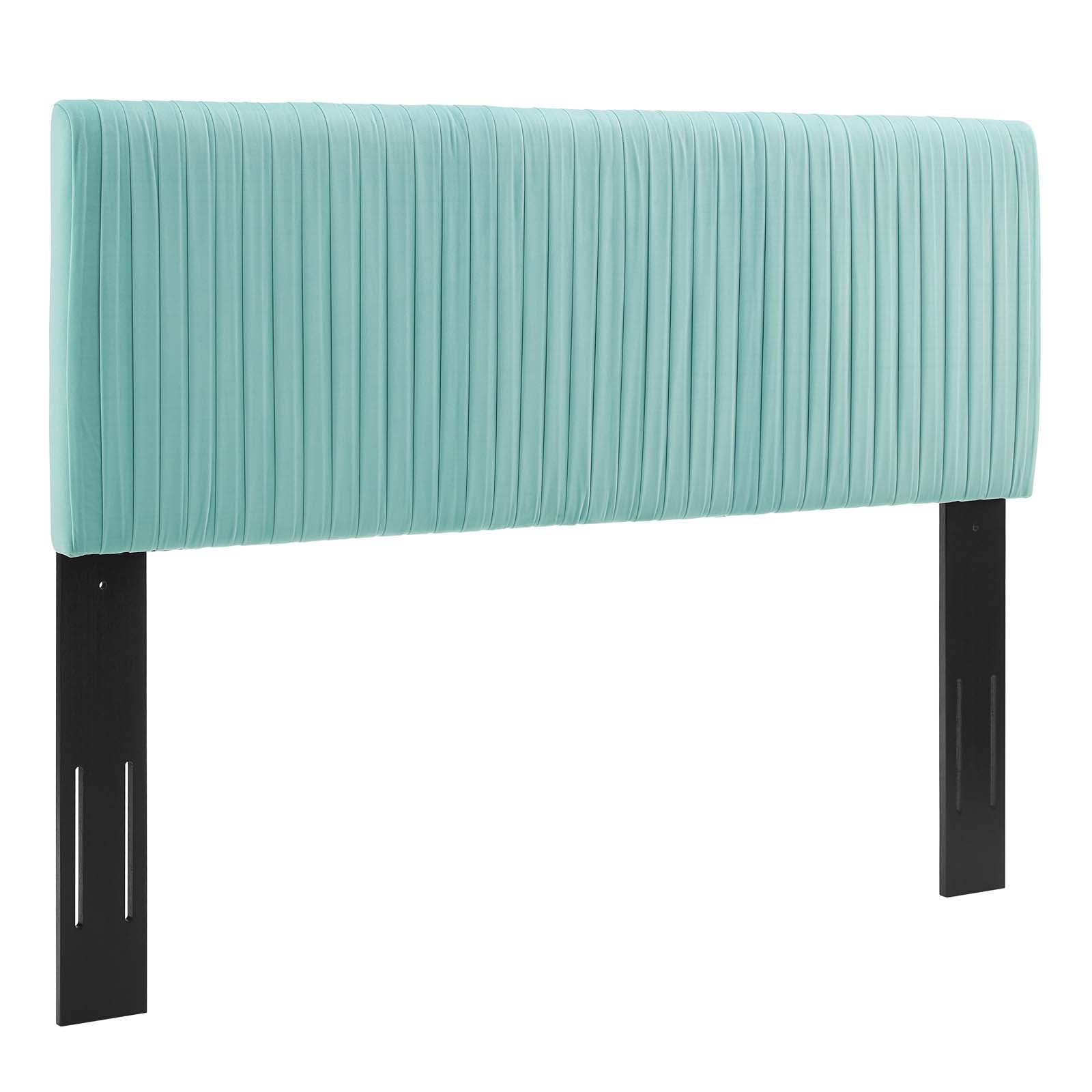 Eloise Channel Tufted Performance Velvet Headboard