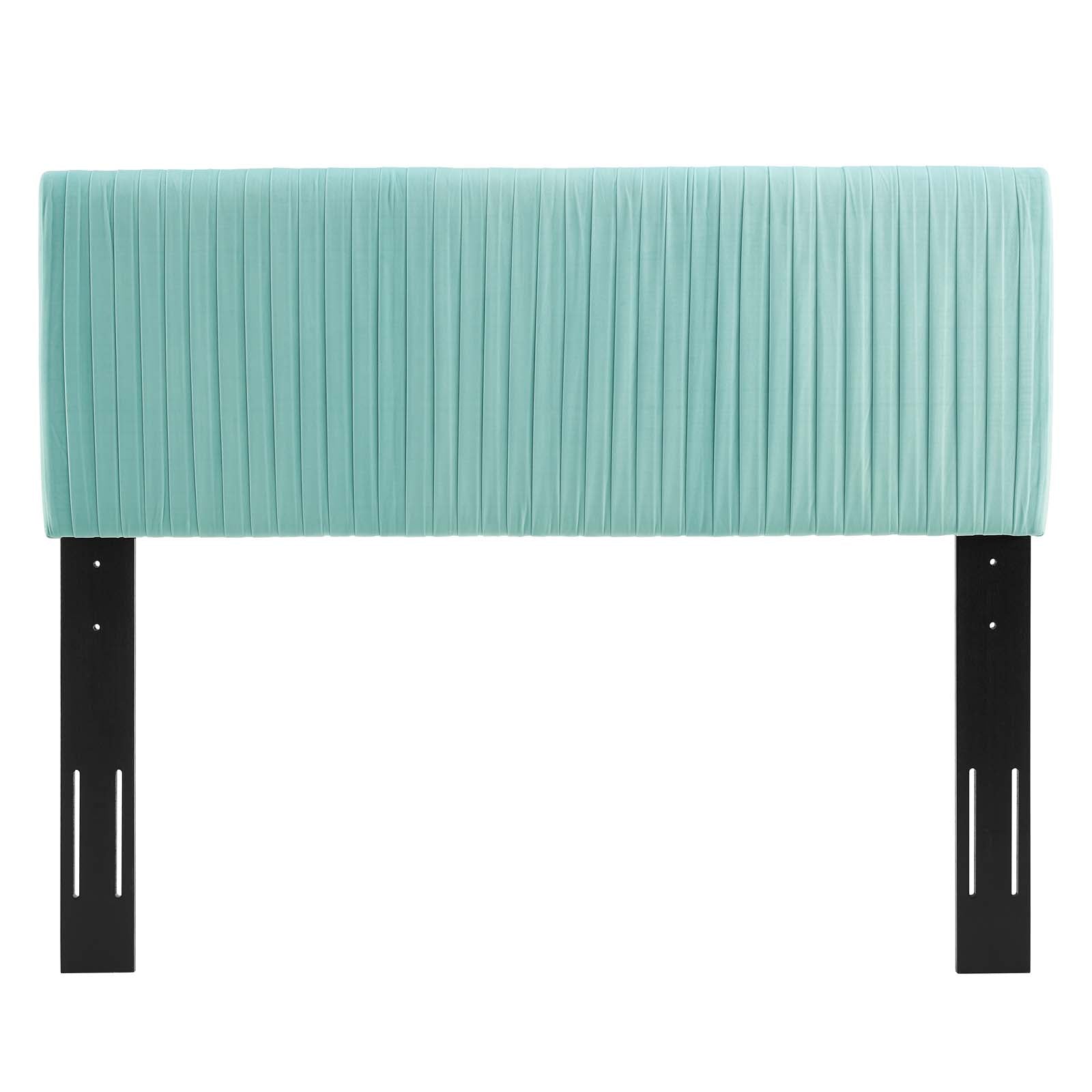 Eloise Channel Tufted Performance Velvet Headboard