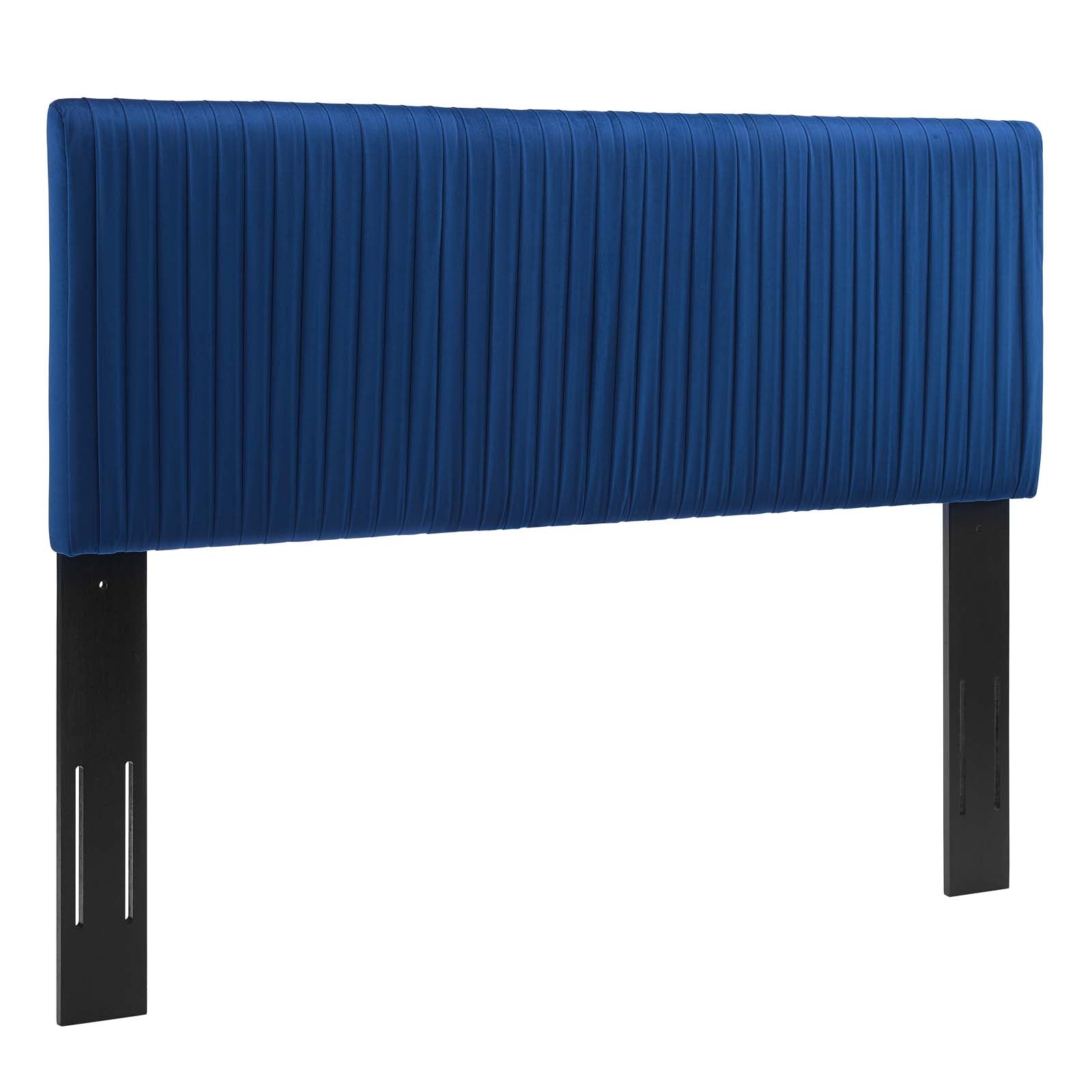 Eloise Channel Tufted Performance Velvet Headboard