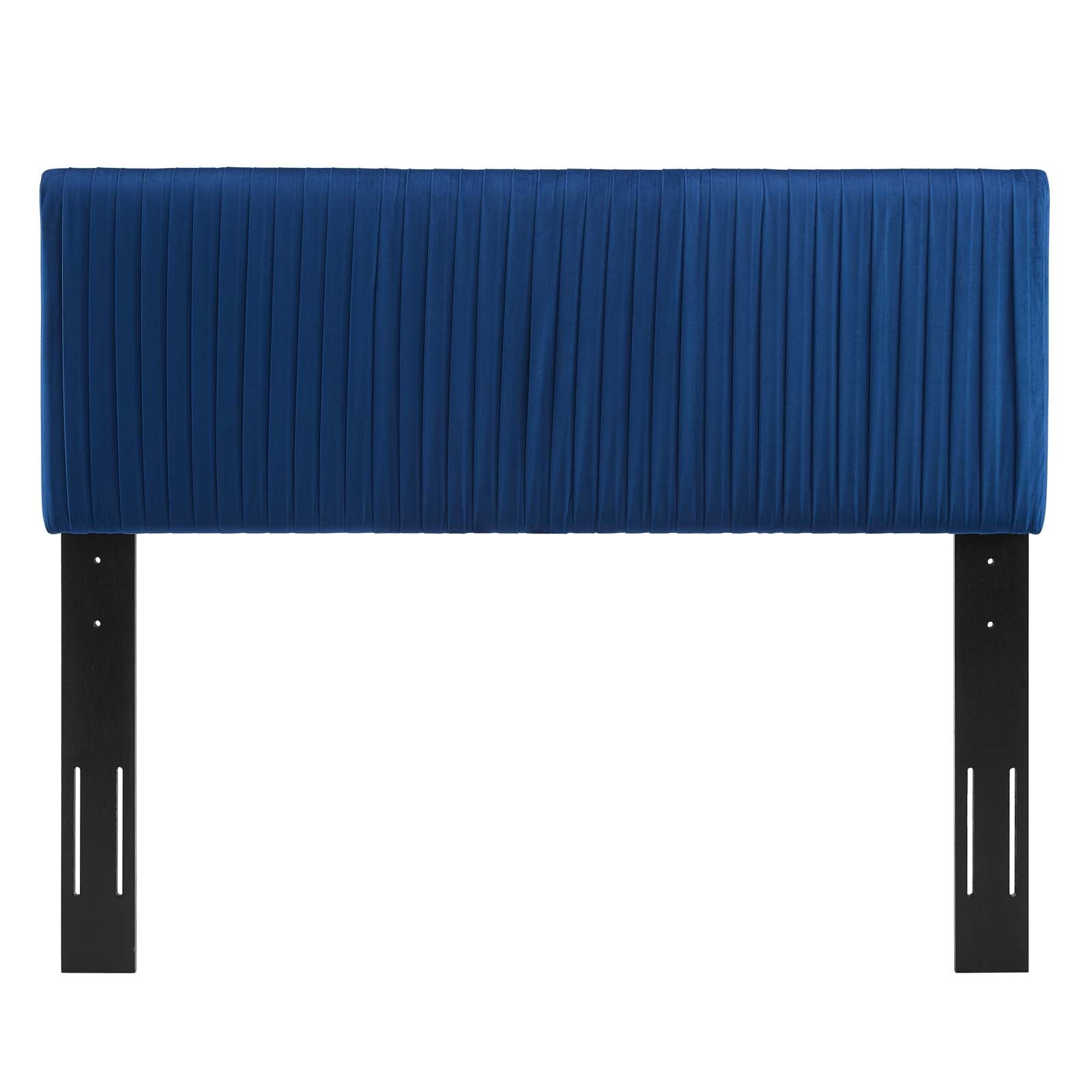 Eloise Channel Tufted Performance Velvet Headboard