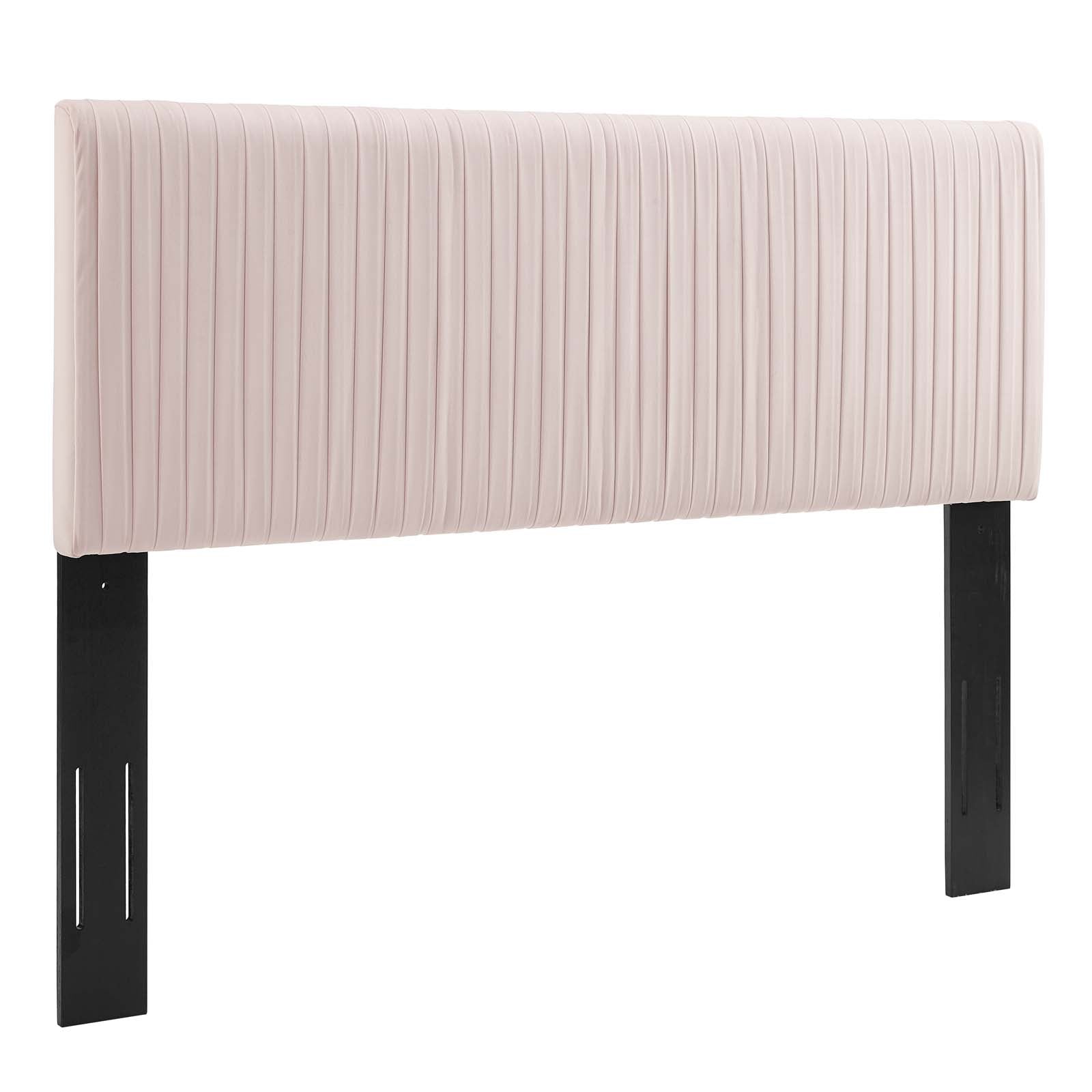 Eloise Channel Tufted Performance Velvet Headboard