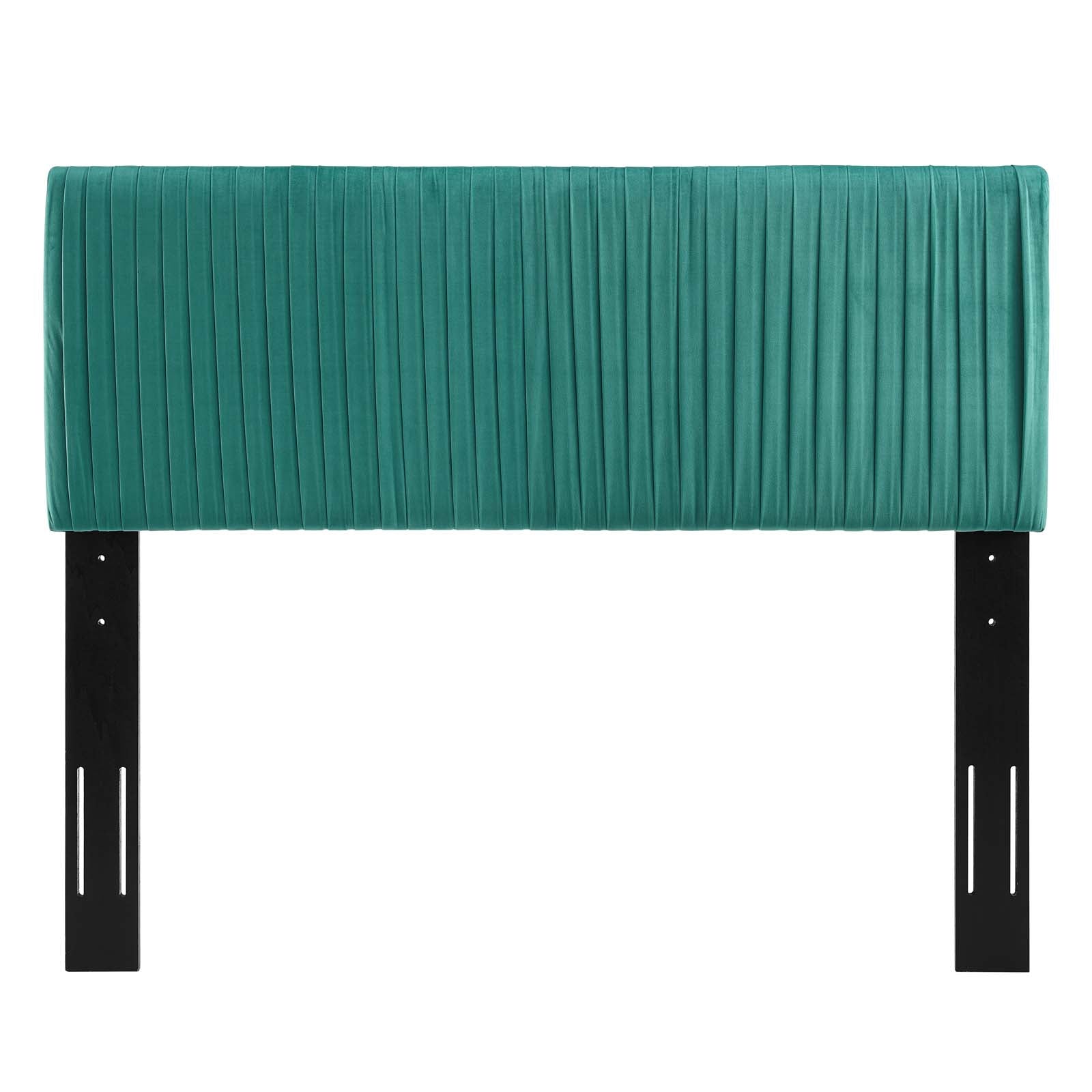 Eloise Channel Tufted Performance Velvet Headboard