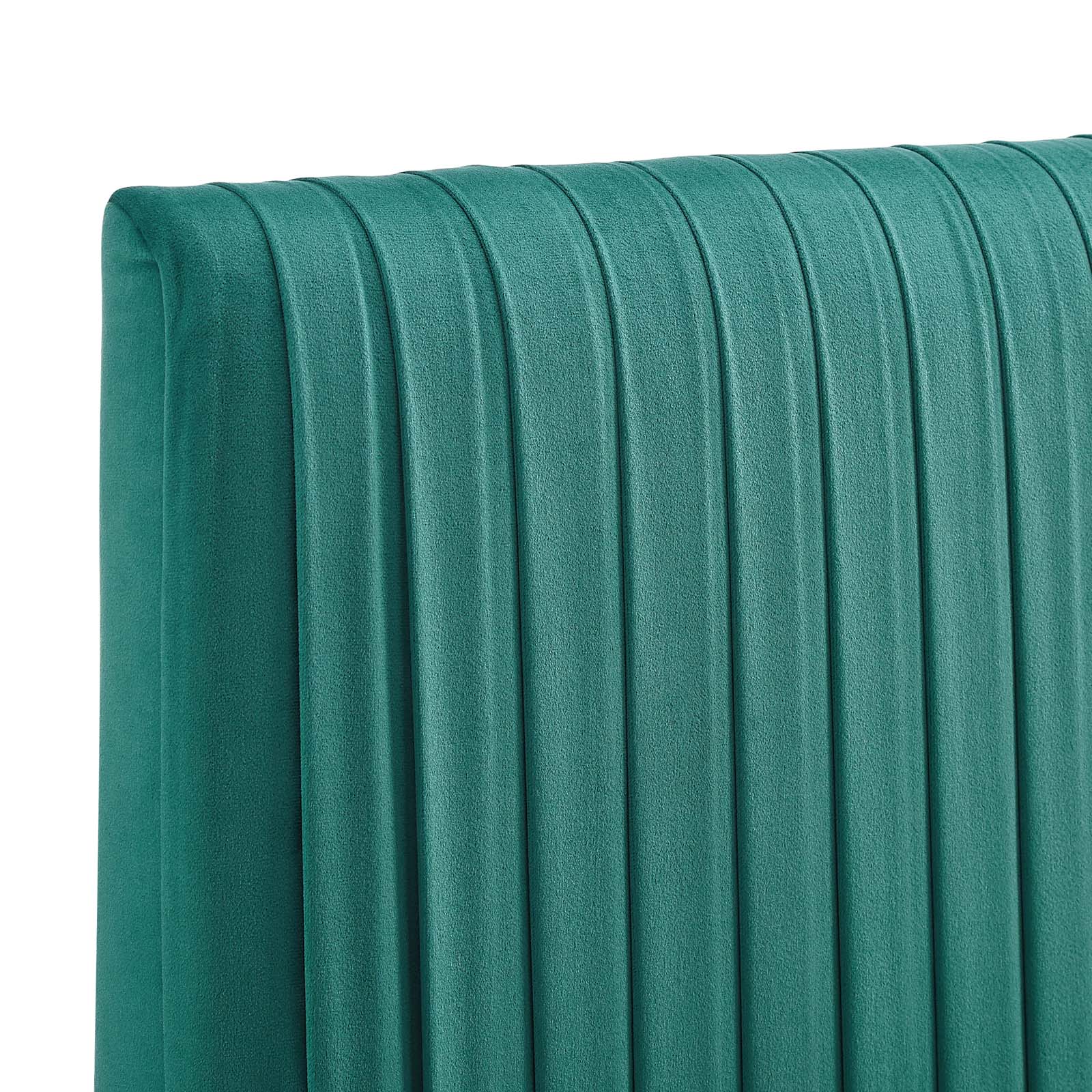 Eloise Channel Tufted Performance Velvet Headboard