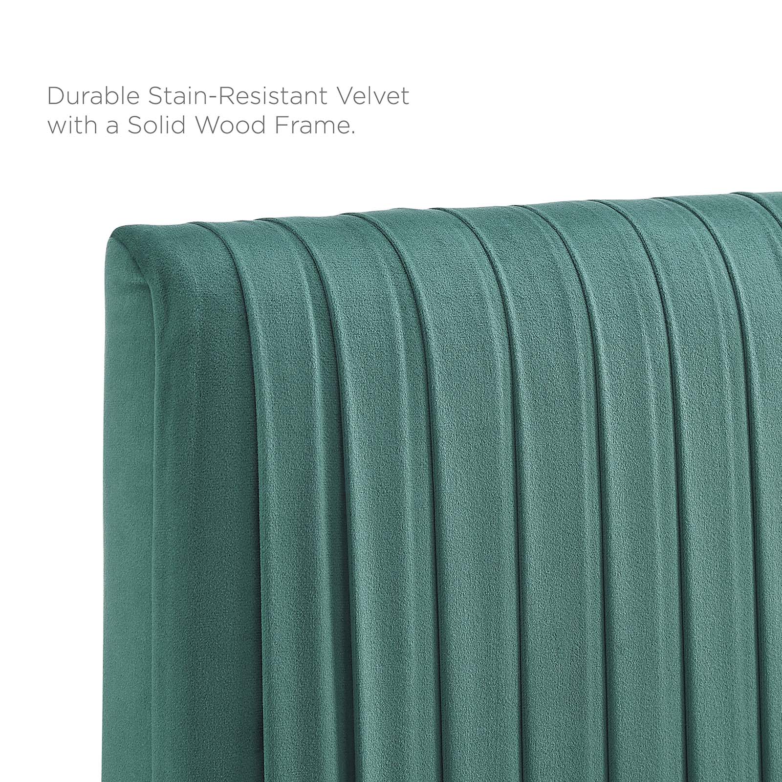 Eloise Channel Tufted Performance Velvet Headboard