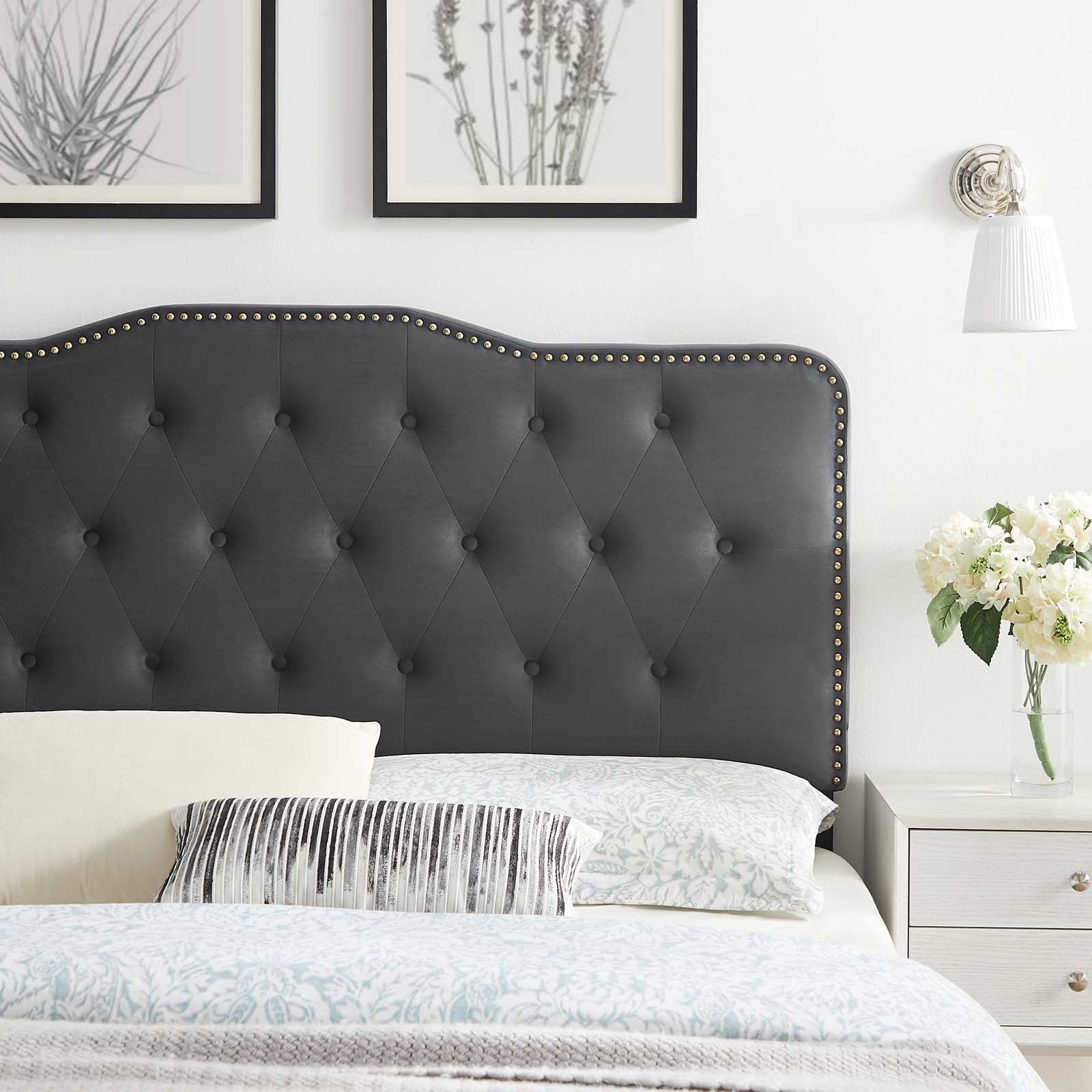 Sophia Tufted Performance Velvet Twin Headboard