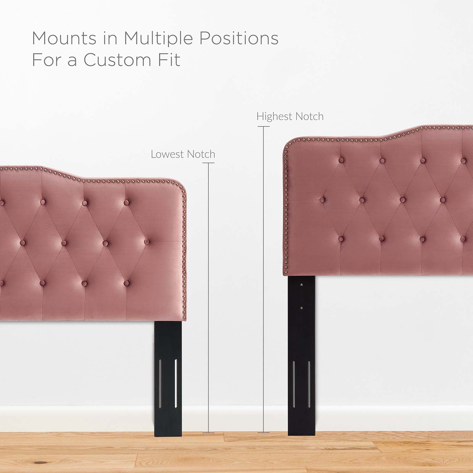 Sophia Tufted Performance Velvet Twin Headboard