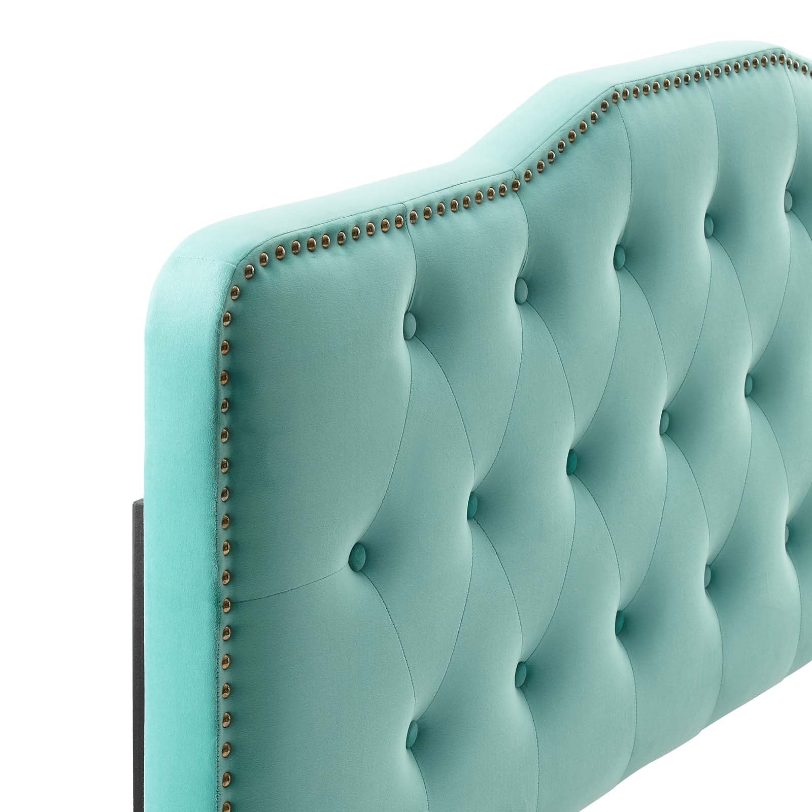 Sophia Tufted Performance Velvet Twin Headboard