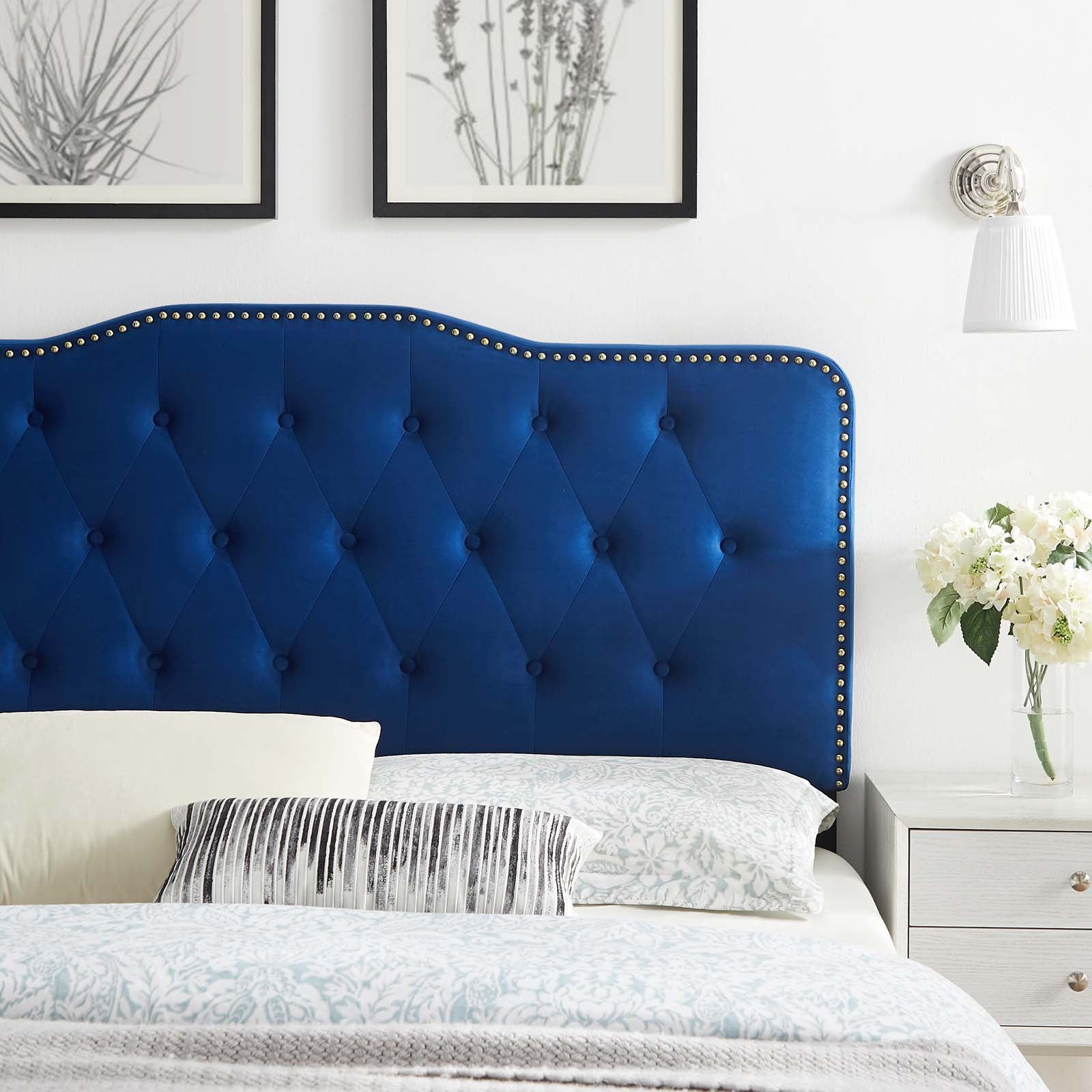 Sophia Tufted Performance Velvet Twin Headboard