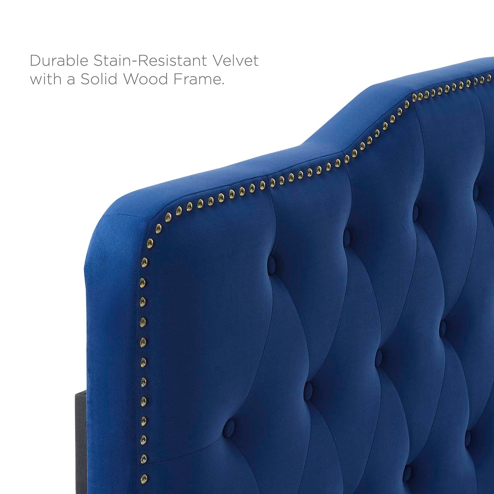 Sophia Tufted Performance Velvet Twin Headboard
