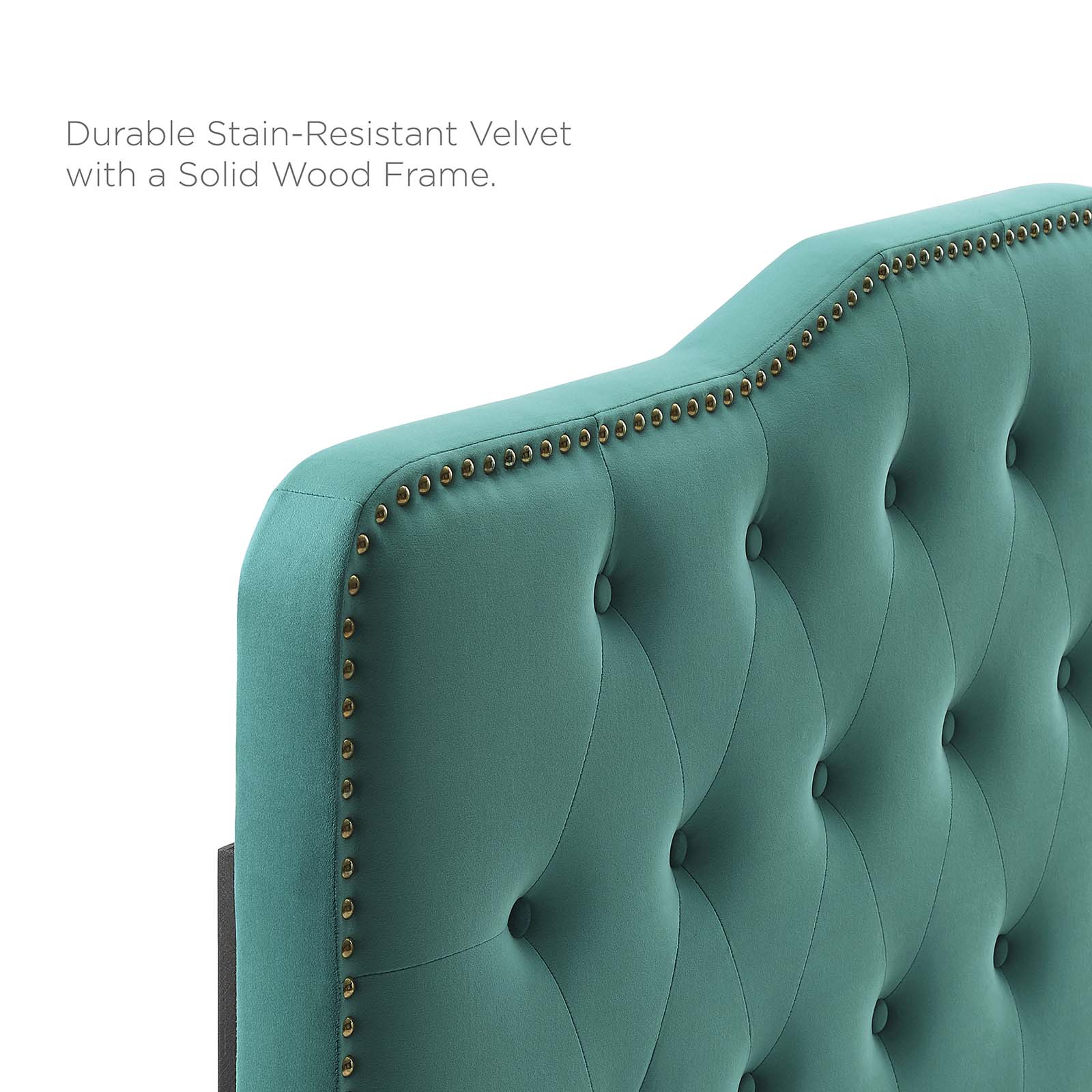 Sophia Tufted Performance Velvet Twin Headboard
