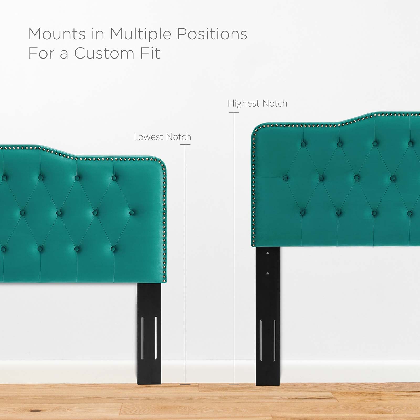 Sophia Tufted Performance Velvet Twin Headboard