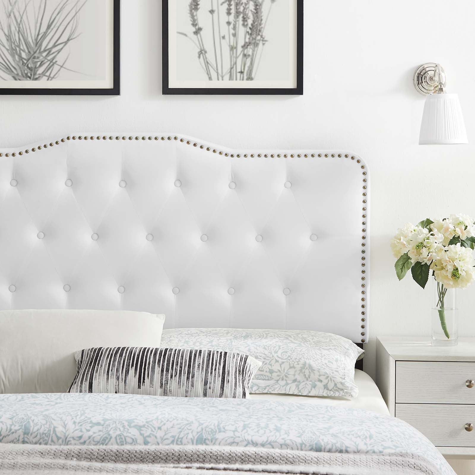 Sophia Tufted Performance Velvet Twin Headboard