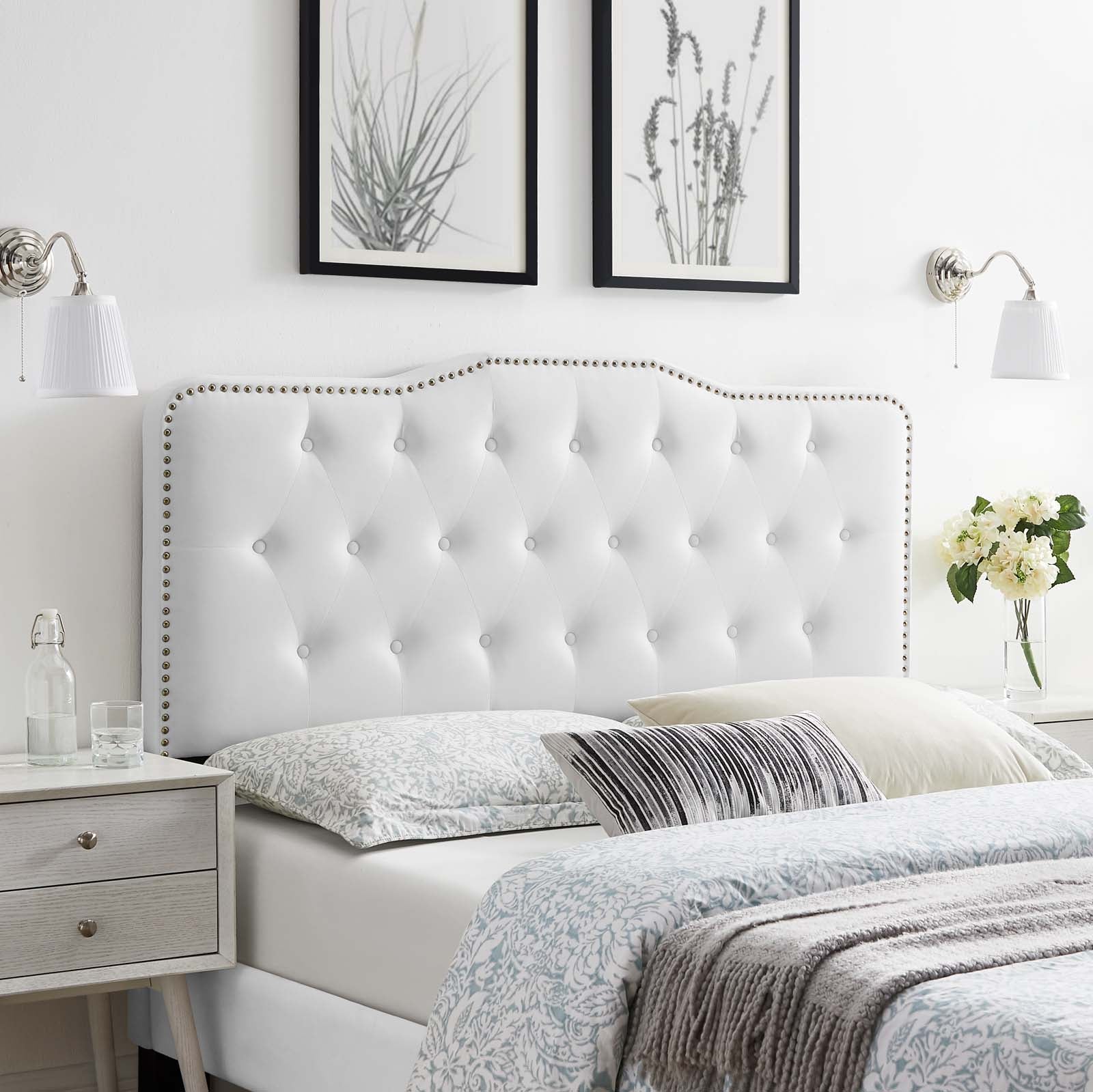 Sophia Tufted Performance Velvet Twin Headboard